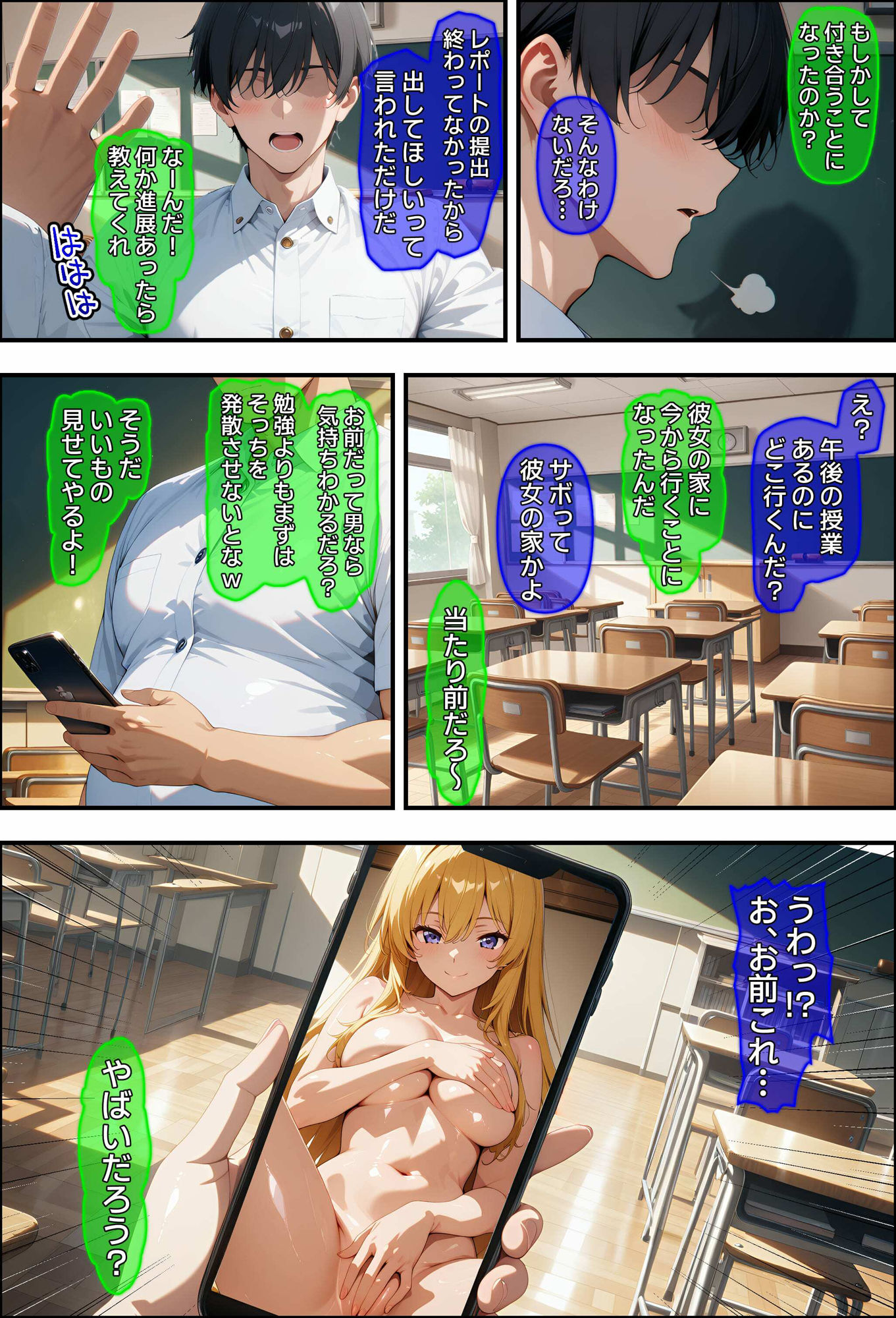 サンプル画像4:【漫画】処女の陰キャJ〇を壊した日(ばななメモリアル) [d_559086]