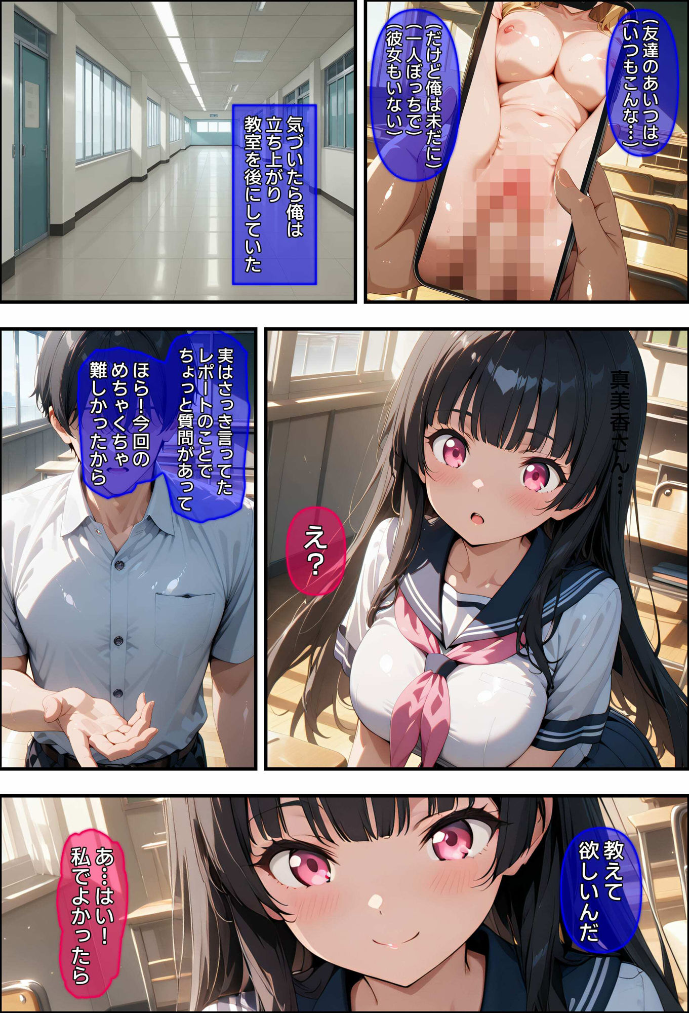 サンプル画像6:【漫画】処女の陰キャJ〇を壊した日(ばななメモリアル) [d_559086]