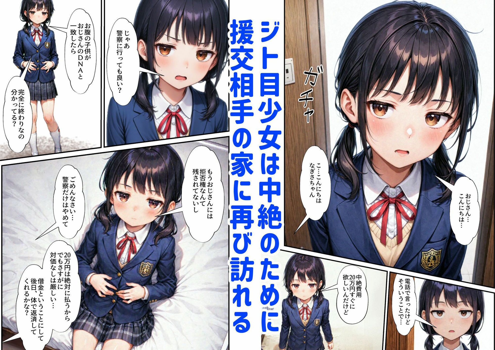 ジト目少女はおじさんと援交をする（第2話:ちっぱいSEX編）2
