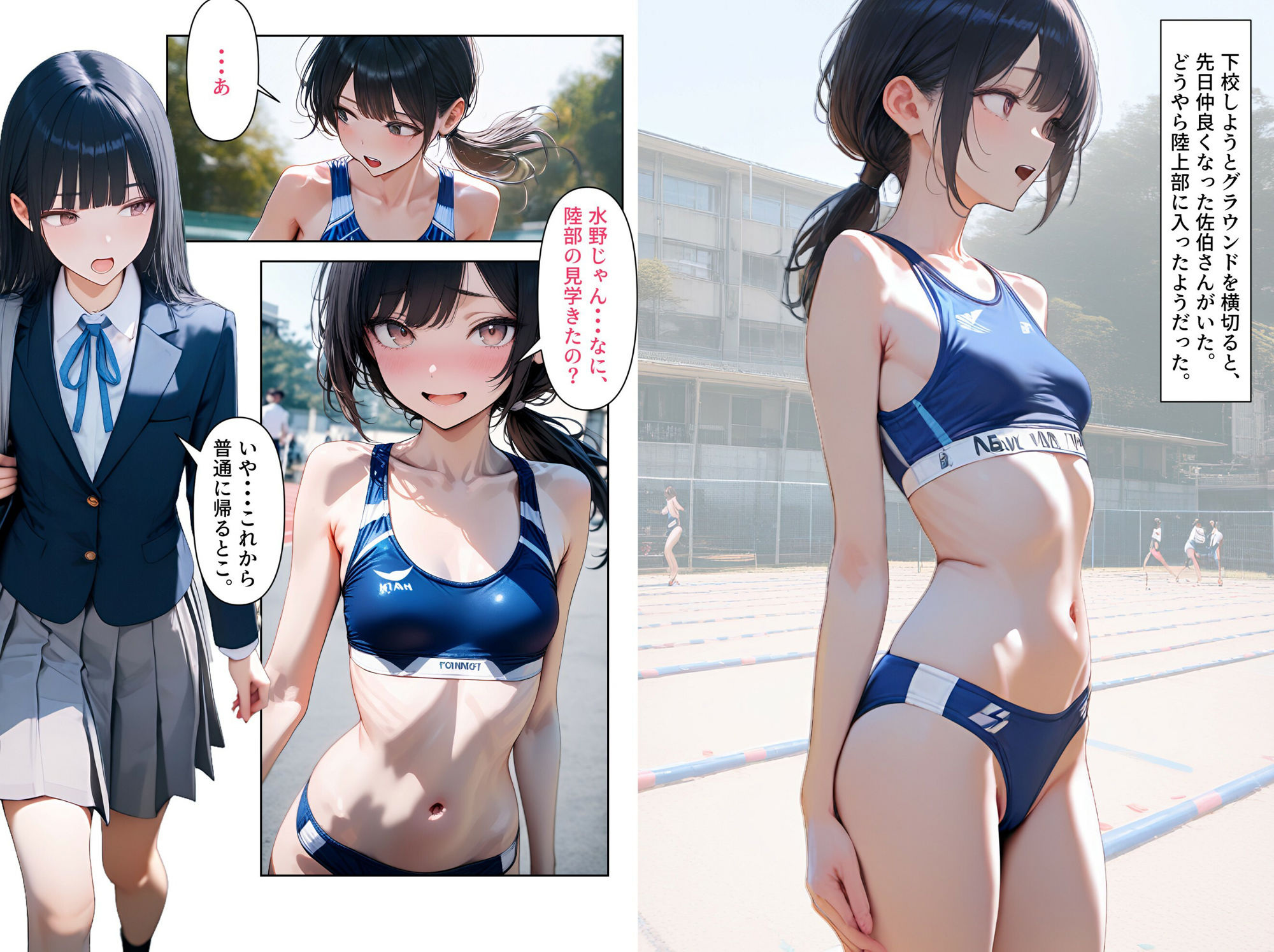 サンプル画像1:女装男子のJKハーレム生活3(電脳戯画) [d_559283]