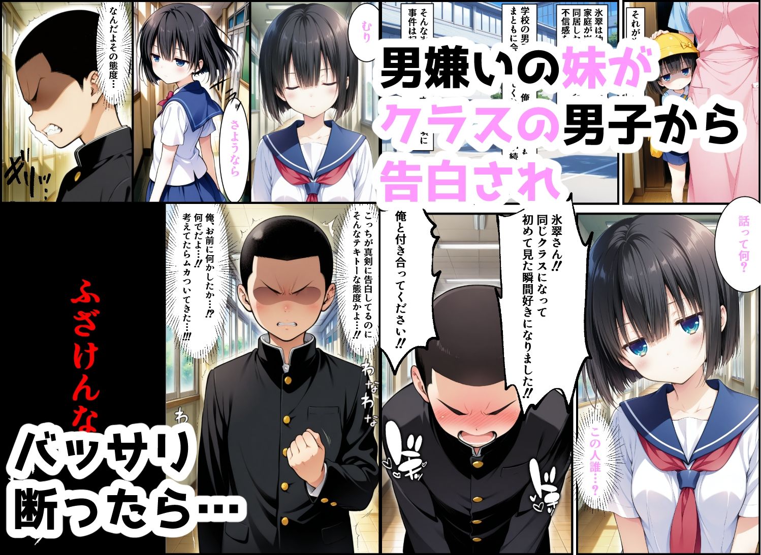 サンプル画像1:クールな妹が仕掛けてきた催〇にかかったフリをしたら！(でぃざいであす) [d_559578]