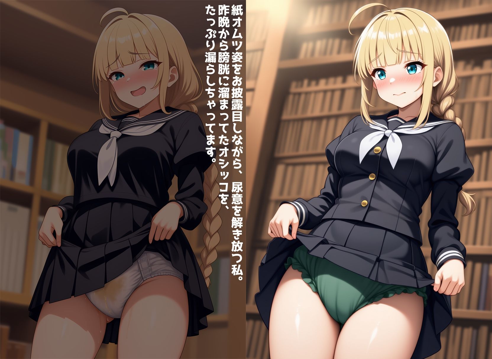 学園指定オムツカバー矯正少女 画像3