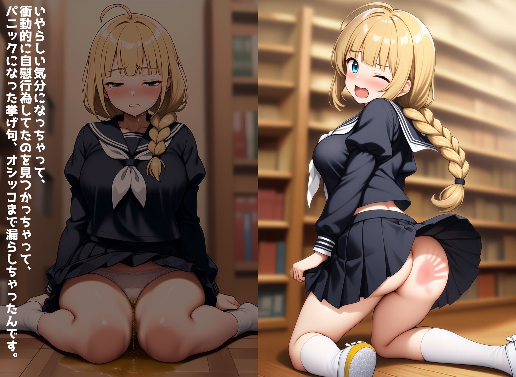 学園指定オムツカバー矯正少女 画像6