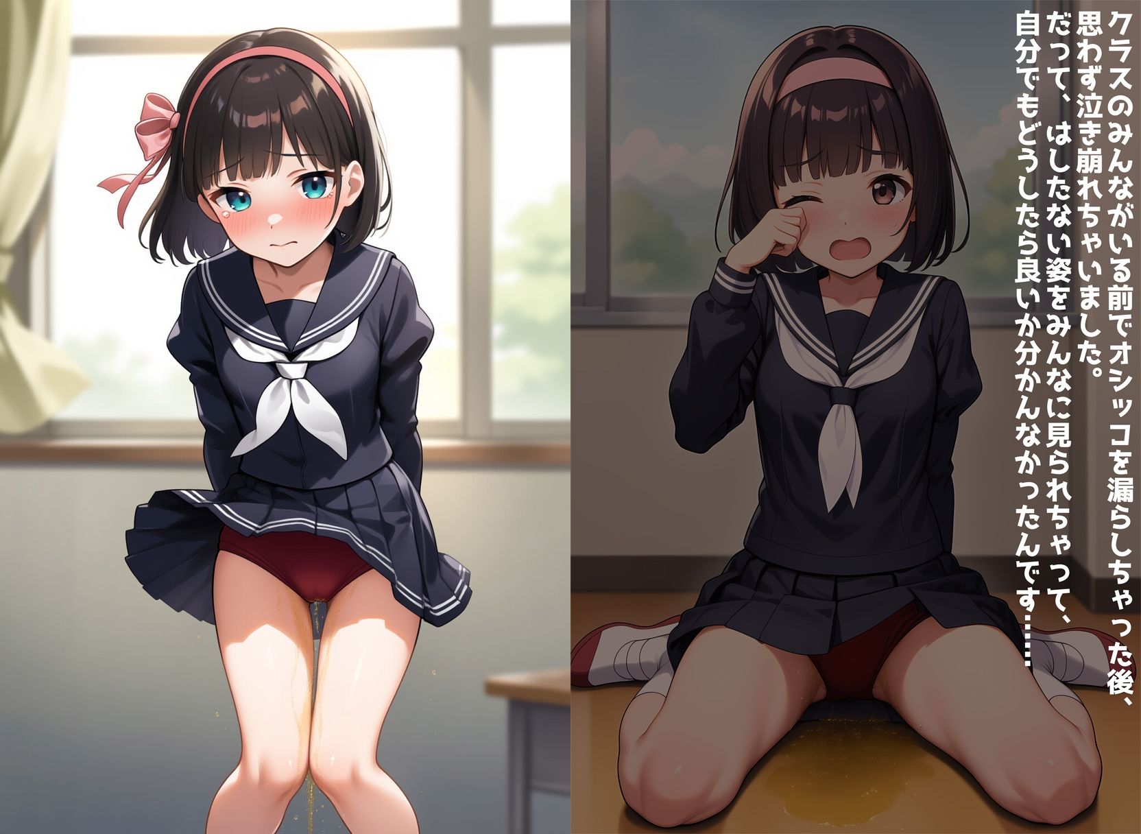 学園指定オムツカバー矯正少女 画像7