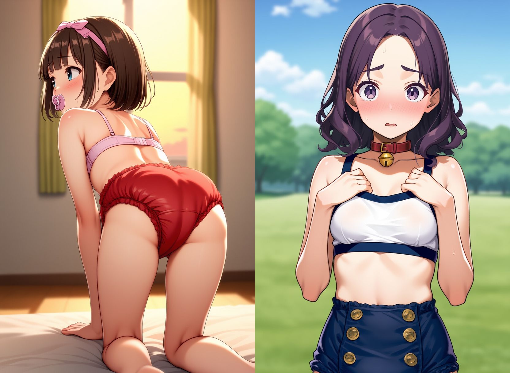 学園指定オムツカバー矯正少女 画像10