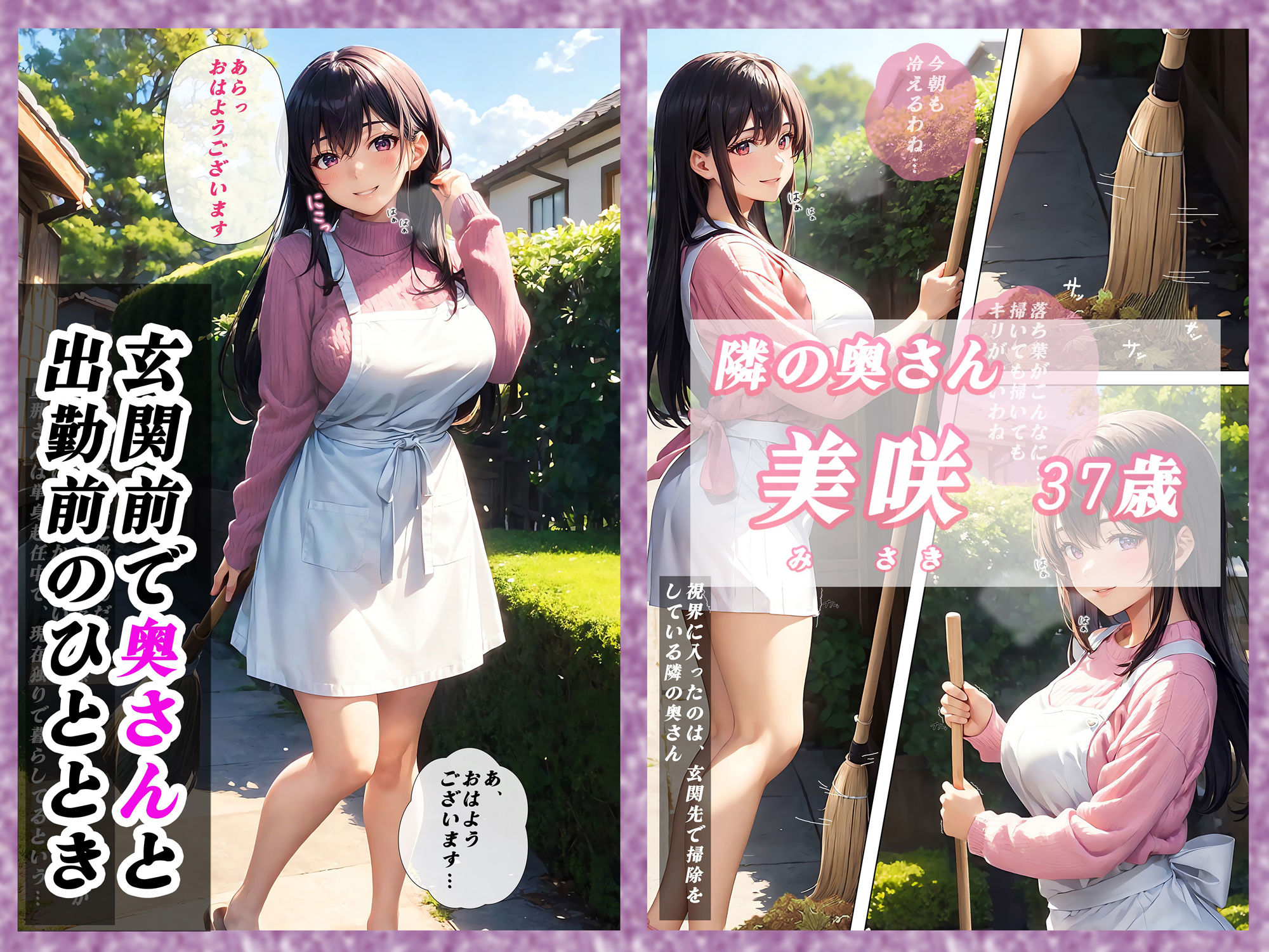 サンプル画像2:隣りの奥さん  〜秘密の関係の始まり〜(PacificOcean) [d_560146]