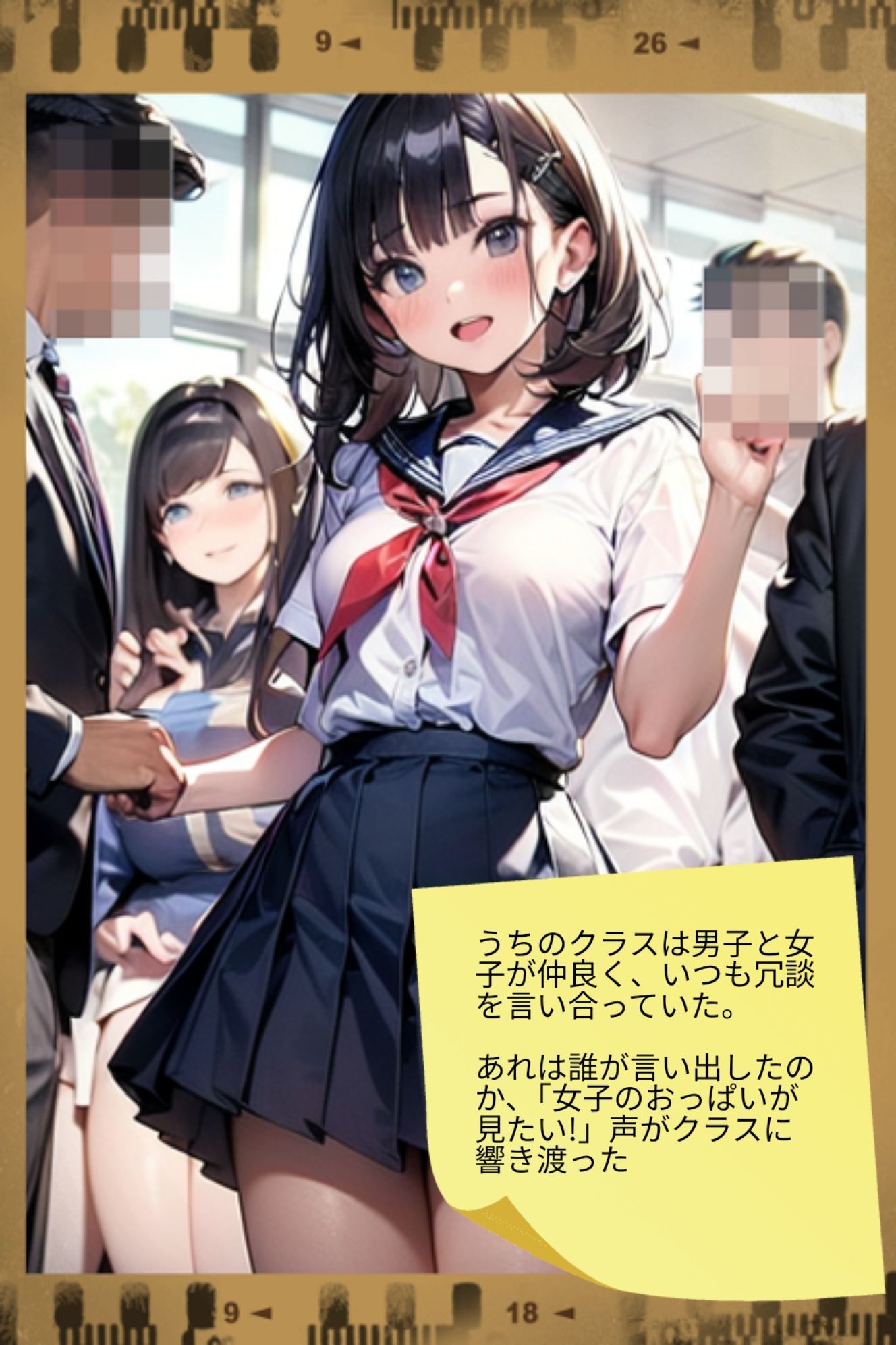 サンプル画像1:女子がおっぱいを見せてくれるクラス！(ホワイトミルク) [d_560173]