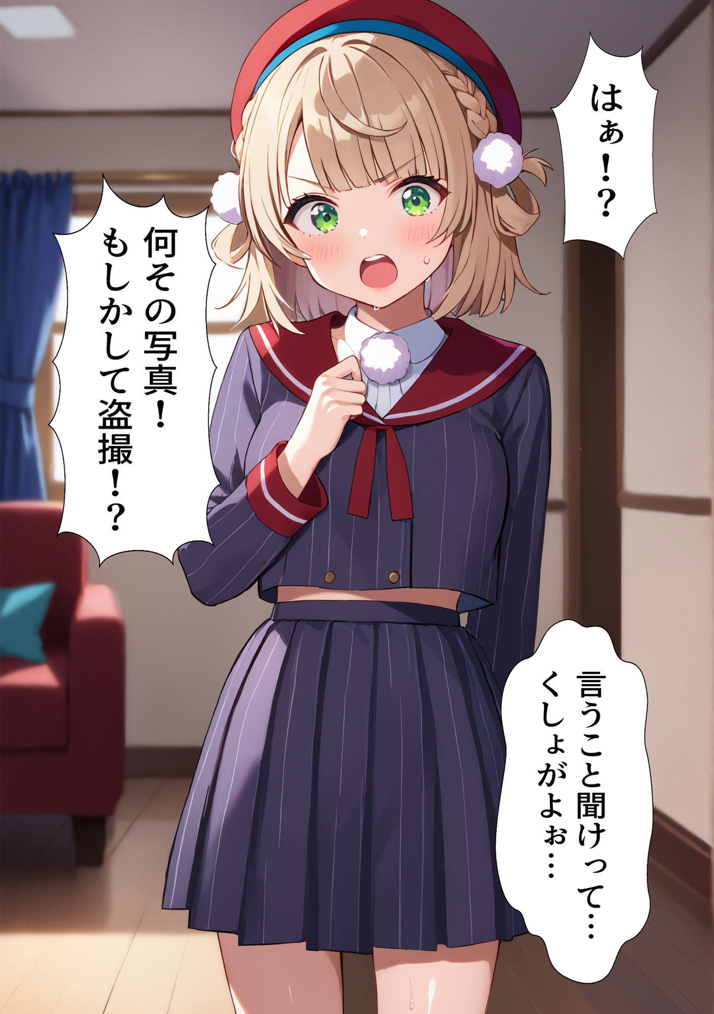 サンプル画像1:しぐれ〇いを盗撮写真で脅して嫌々セックスを強要(まりおねっと) [d_560835]