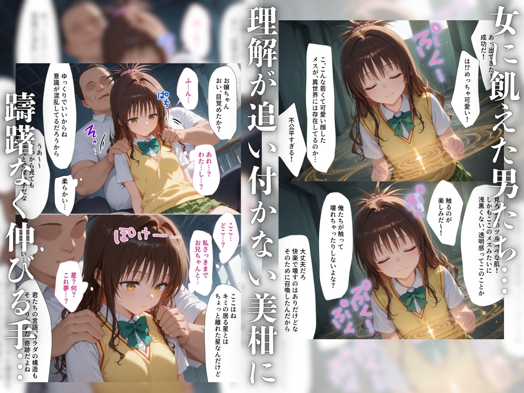 サンプル画像1:凌●召喚  召喚ヒロインには人権が無いので好き放題●されました〜結●美柑編〜(召喚師ジバ) [d_560918]