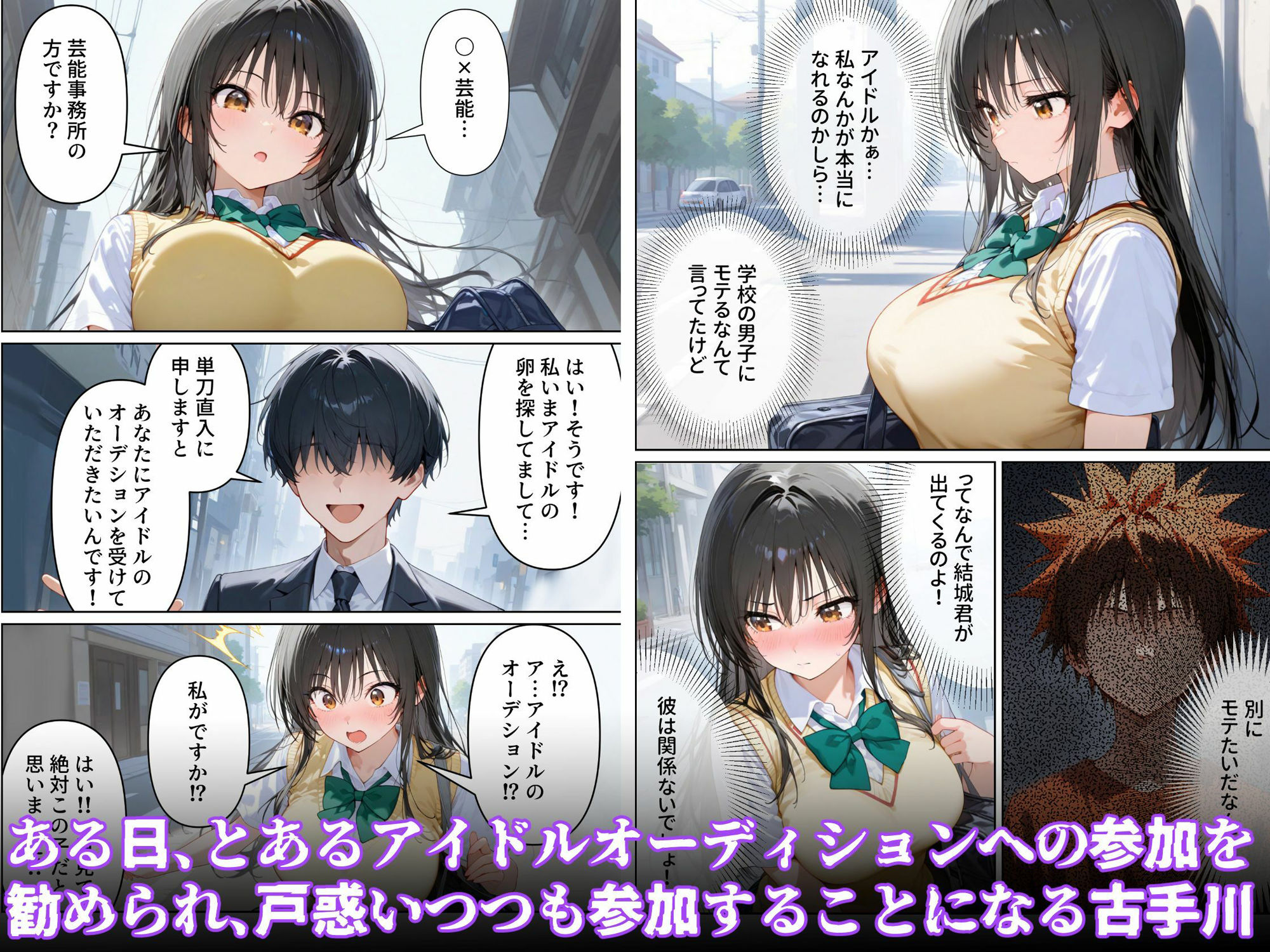 サンプル画像1:恥辱！屈辱！ヤりすぎアイドルオーディション 古手川〇編(たらコパ) [d_560964]