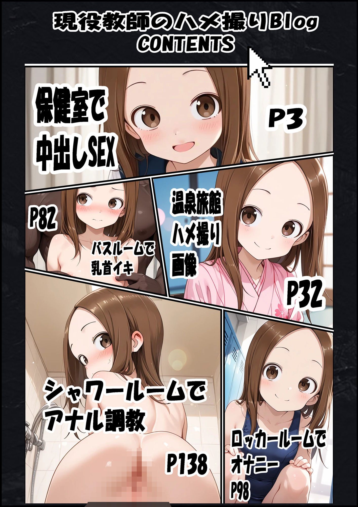 サンプル画像2:色んな場所でデカチンマッチョにNTRされちゃう高木さん(ピート出版) [d_561734]