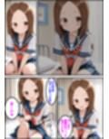 色んな場所でデカチンマッチョにNTRされちゃう高木さん