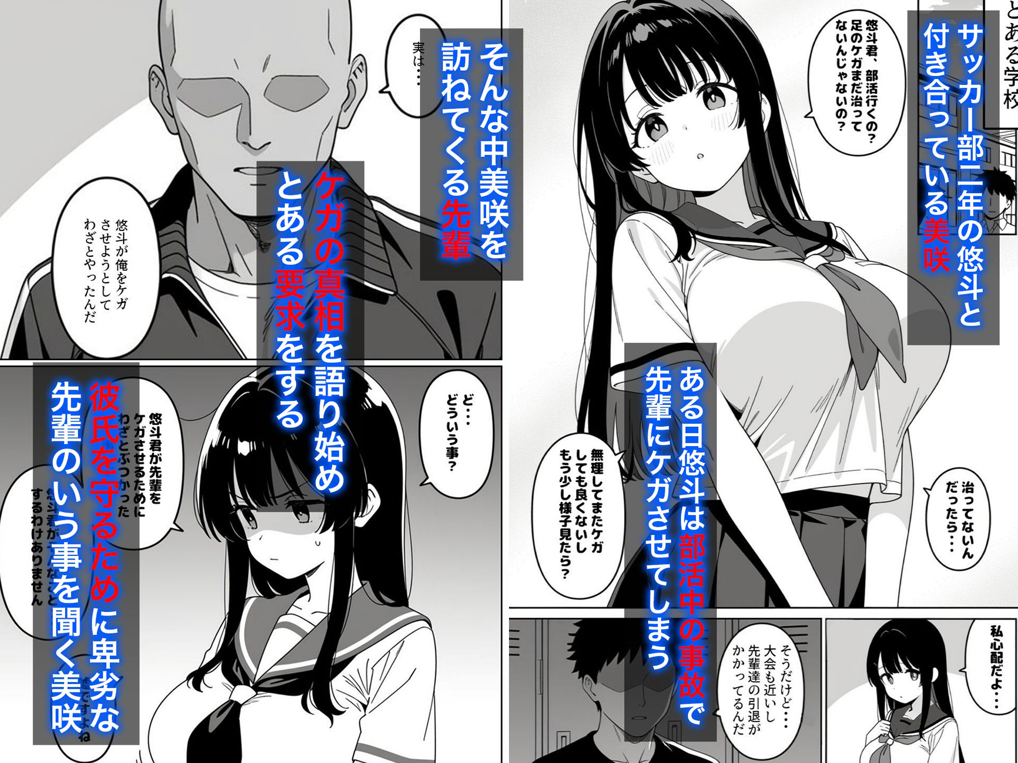 サンプル画像1:彼氏を守るために先輩の女になりました(しばいぬ) [d_562219]