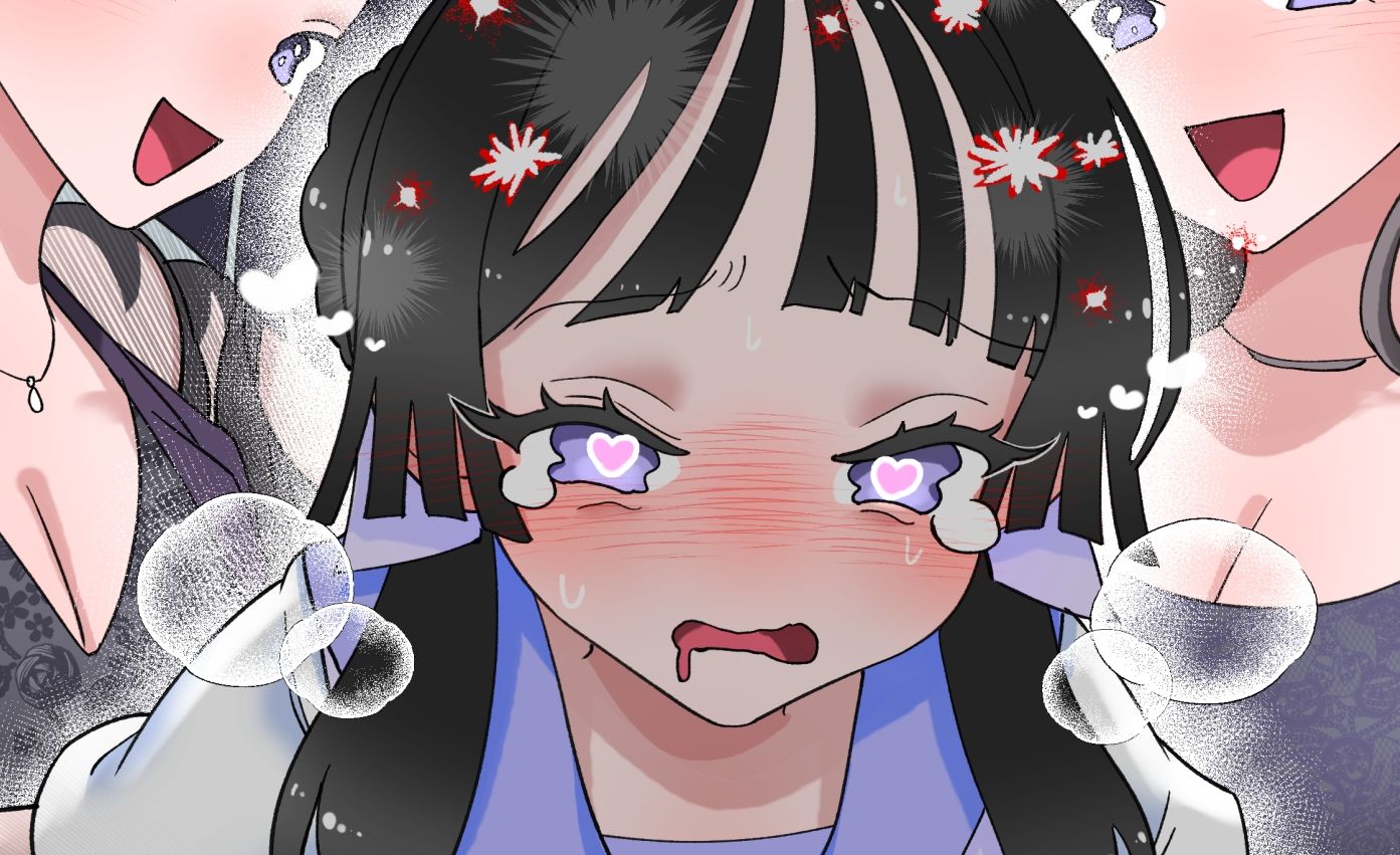 サンプル画像5:歩いてるだけでふたちんを搾られてしまうふたなり姫ちゃんの一日。(テリヤキササミ丼) [d_562390]