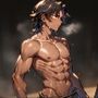 褐色肌の凛々しい美青年、戦士の試練に挑むも敗北し、雌に堕つ