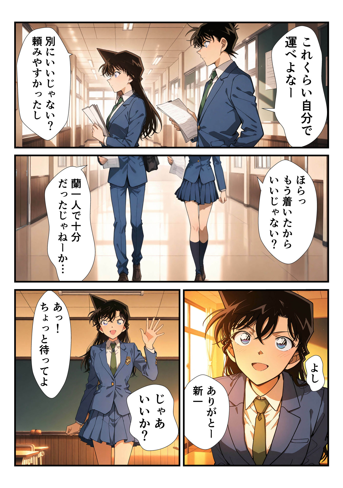 サンプル画像3:名探偵と放課後タイム(禁断の果実) [d_563424]