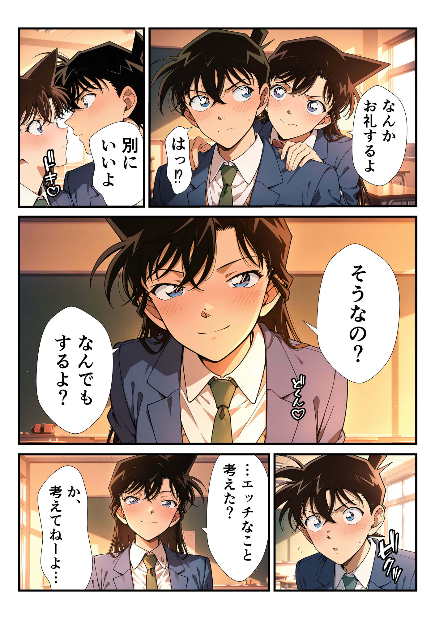 サンプル画像4:名探偵と放課後タイム(禁断の果実) [d_563424]