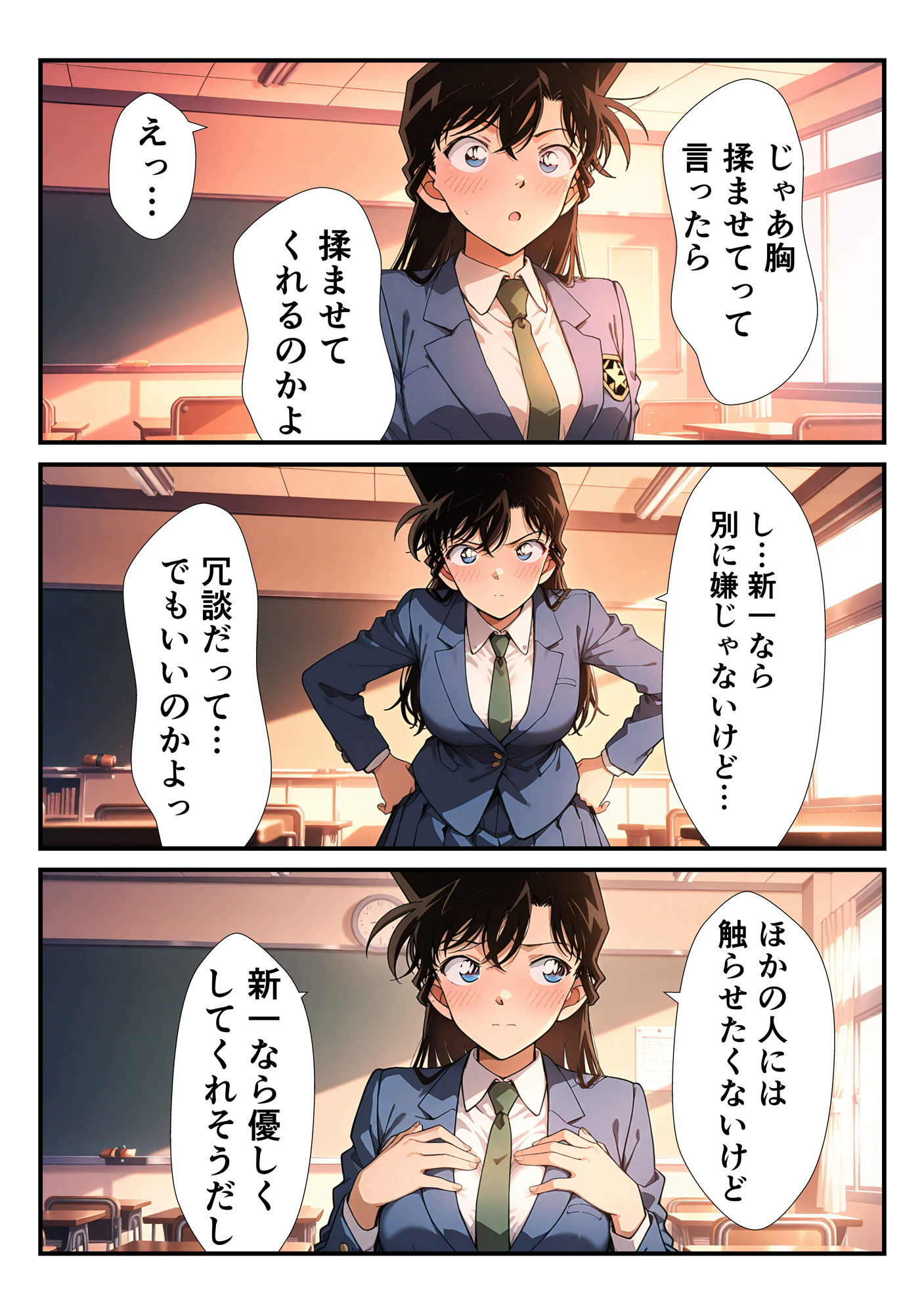 サンプル画像5:名探偵と放課後タイム(禁断の果実) [d_563424]