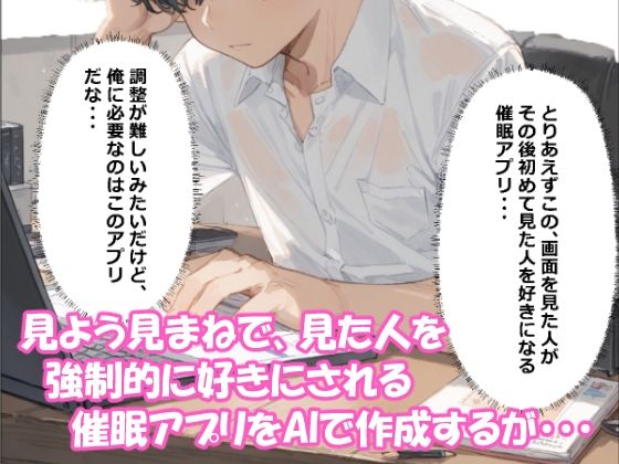 サンプル画像3:AIで作成した催●アプリで間違えて妹に催●をかけてしまった話(あにっと屋) [d_563431]