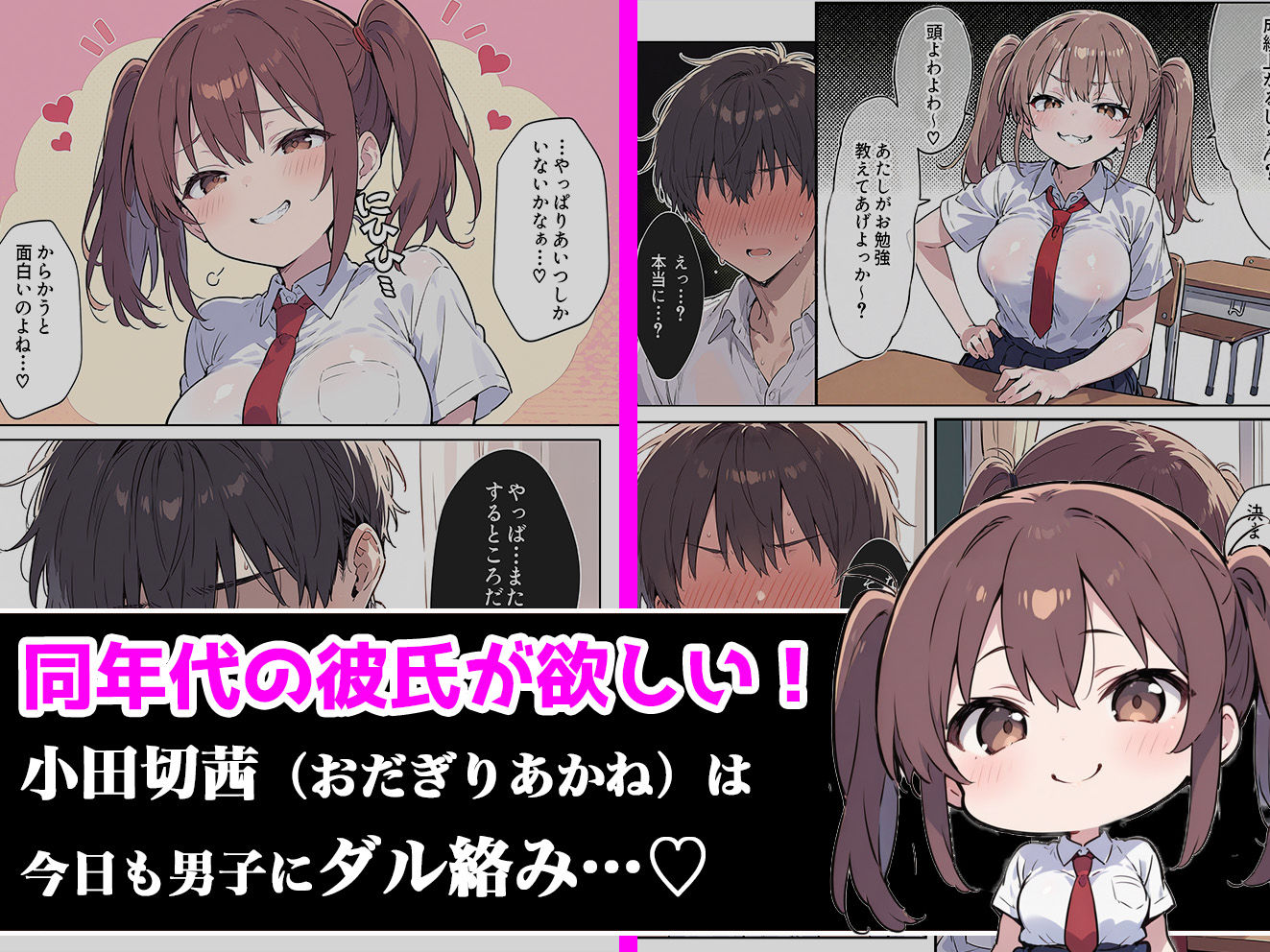 サンプル画像1:義理の兄に毎晩抱かれる可哀想なメス○キ妹の話(aiもみむ出版) [d_564289]