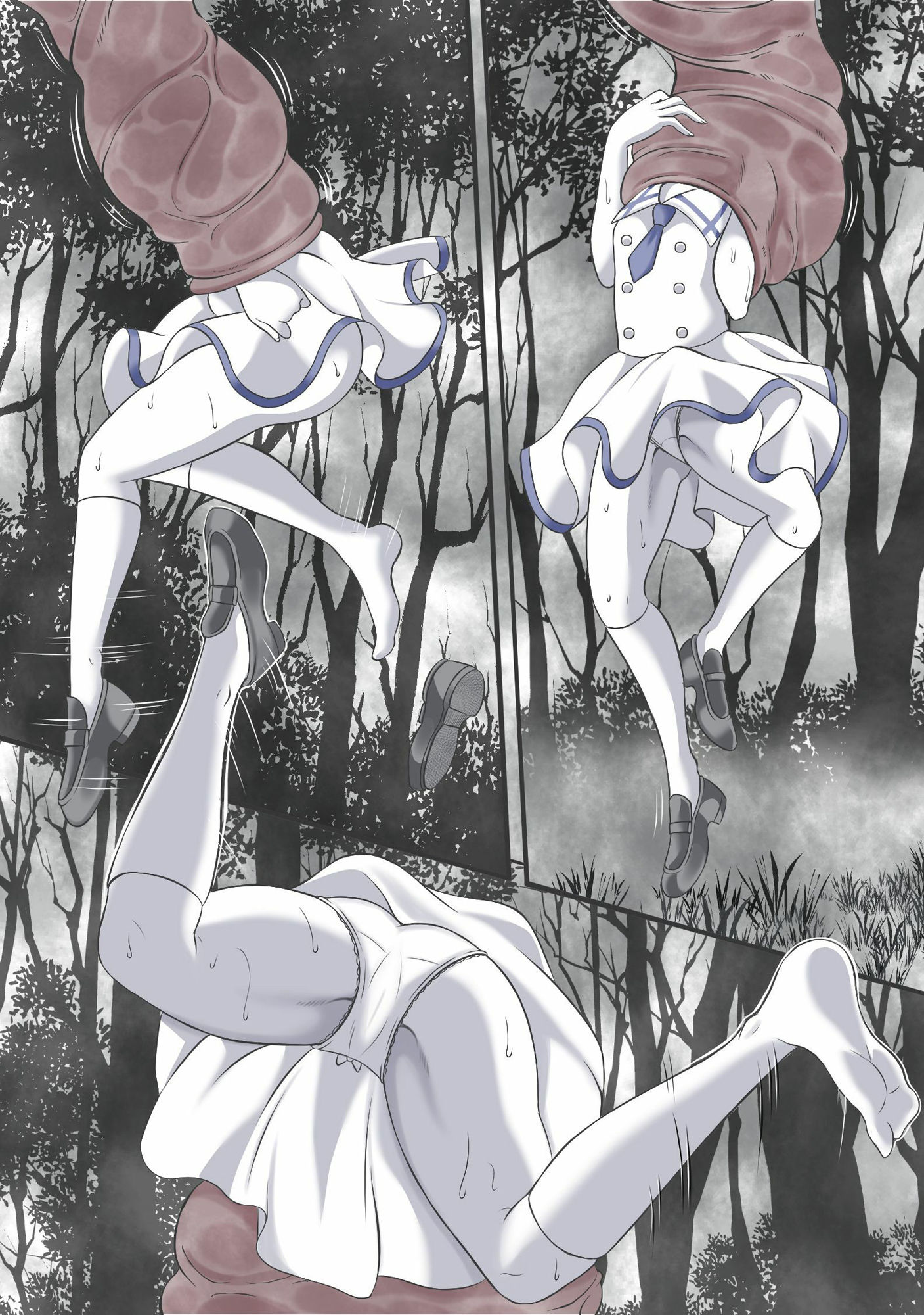 サンプル画像3:淫獣に口から卵を植え付けられ丸呑みにされる香風●乃（チノちゃん）(宵星ヒカリ) [d_564854]