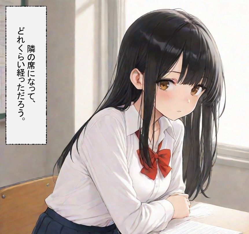 サンプル画像1:隣の席のクラスのアイドルは僕に対してちょっとエッチ(うさぎのイロハ) [d_565582]