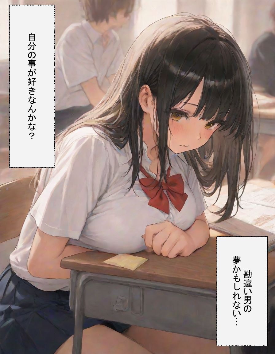 サンプル画像3:隣の席のクラスのアイドルは僕に対してちょっとエッチ(うさぎのイロハ) [d_565582]