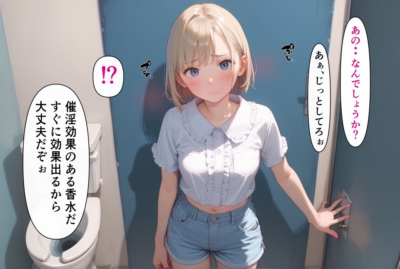 サンプル画像5:種付けおじさん（弟）は気楽にイキたい カフェで見かけた少女(AIシコリえっち) [d_566176]