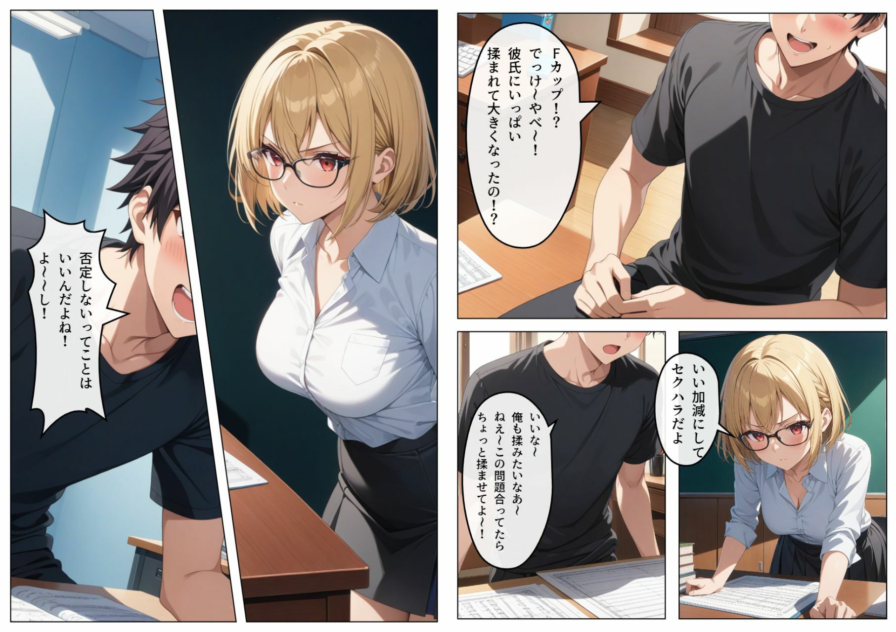 巨乳眼鏡家庭教師 快楽堕ちしたので中出ししてあげた 画像6