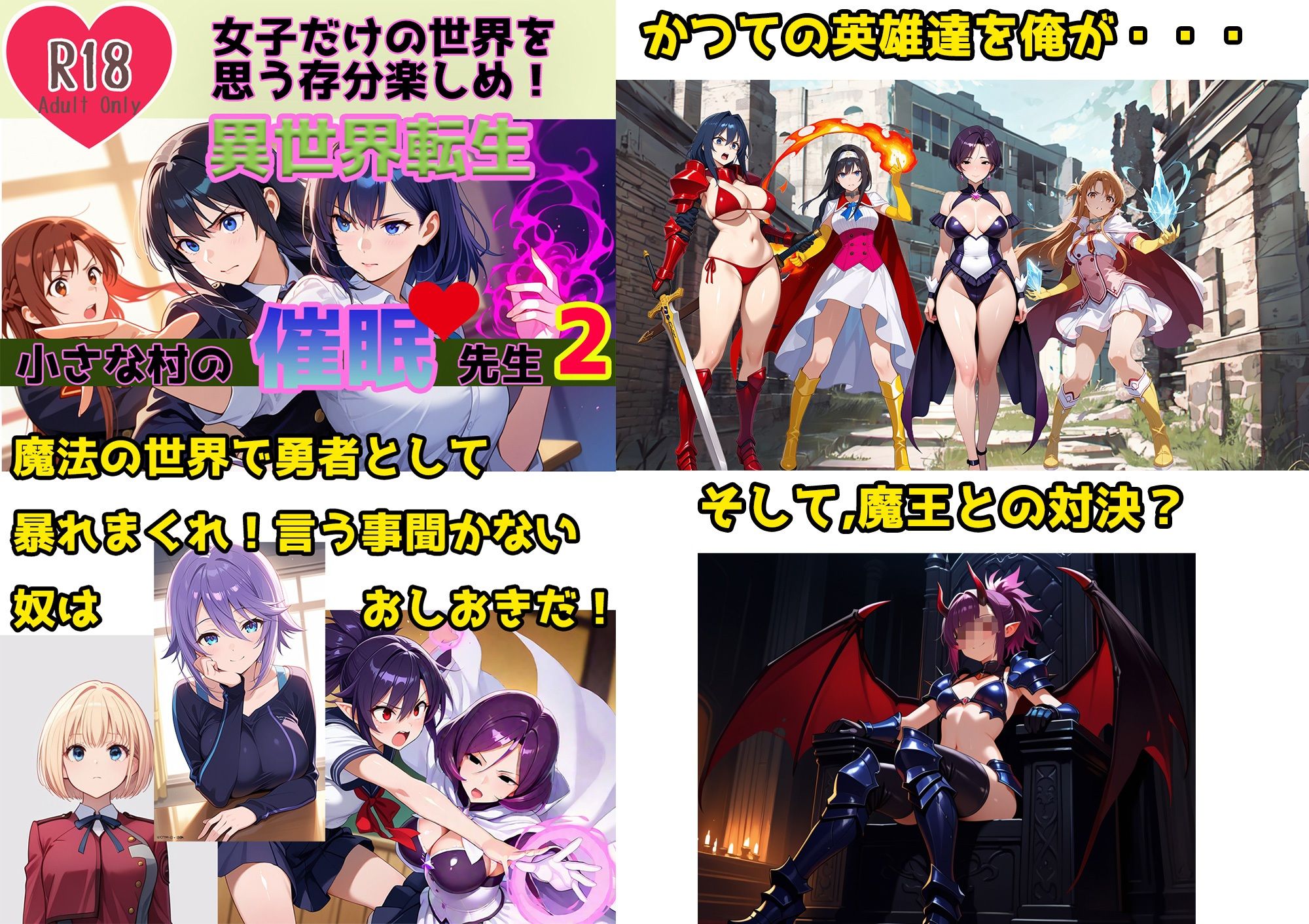 サンプル画像1:異世界転生 小さな村の催●先生2(BlueAct) [d_567438]