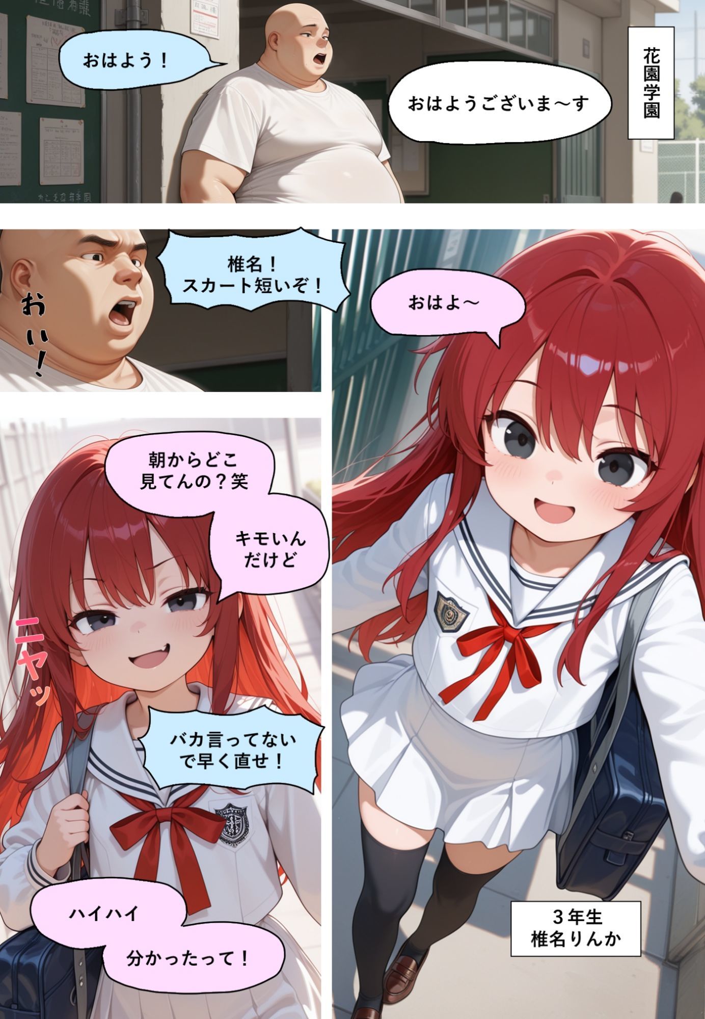 サンプル画像1:なまいき娘にお仕置きを！(きなこ餅) [d_567504]