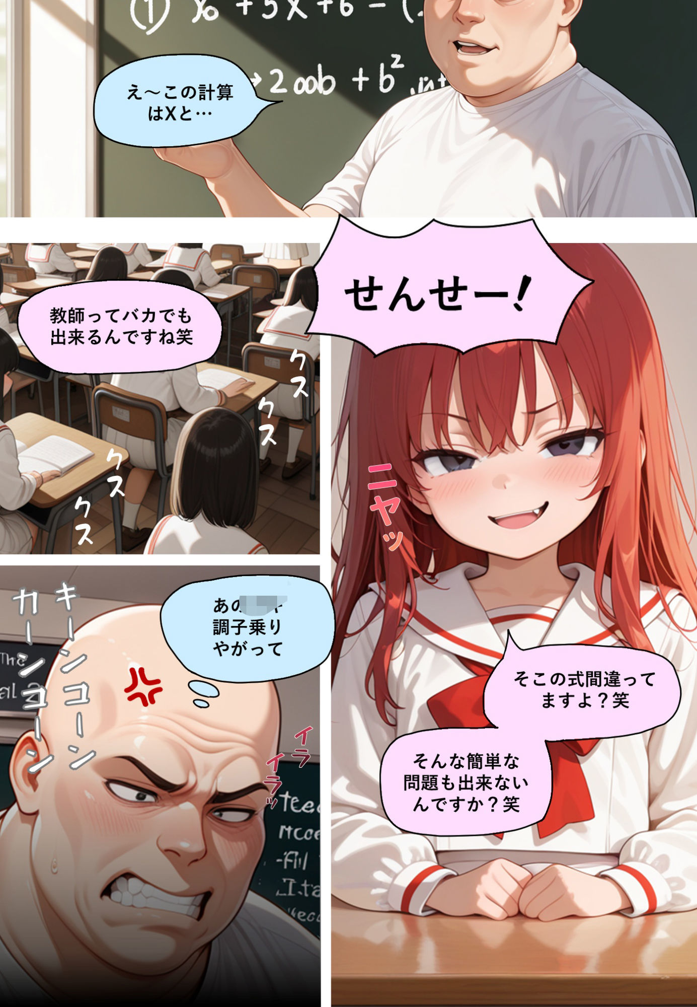 サンプル画像2:なまいき娘にお仕置きを！(きなこ餅) [d_567504]