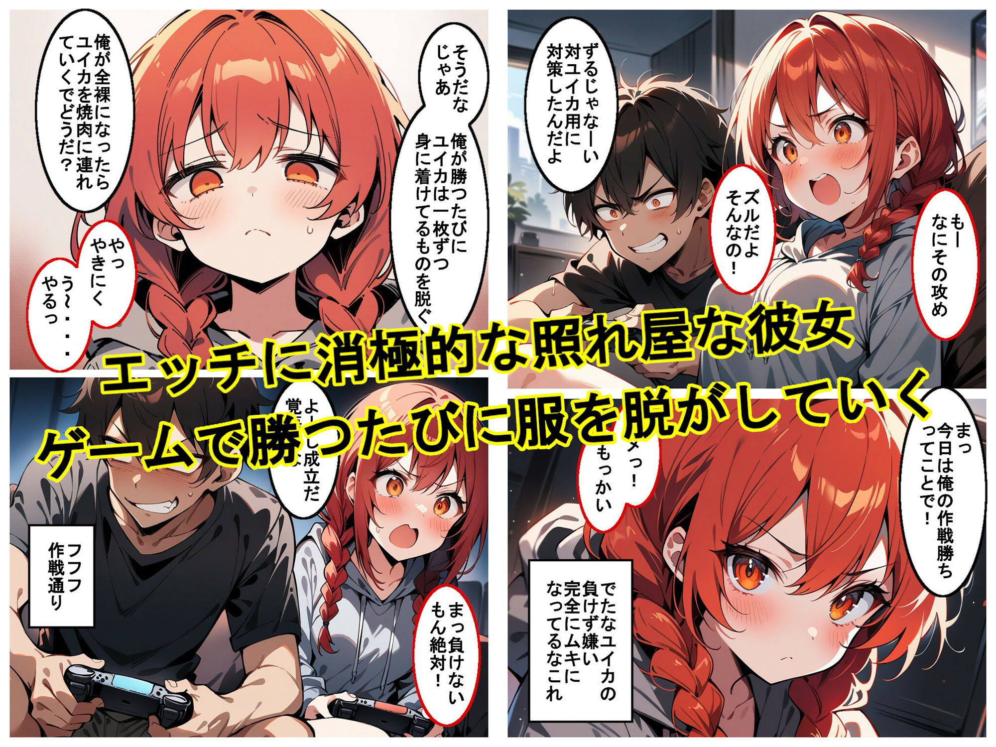 サンプル画像2:ゲーマー彼女と勝負して罰ゲームと称してエッチする(アトリエアイナーガ) [d_567836]