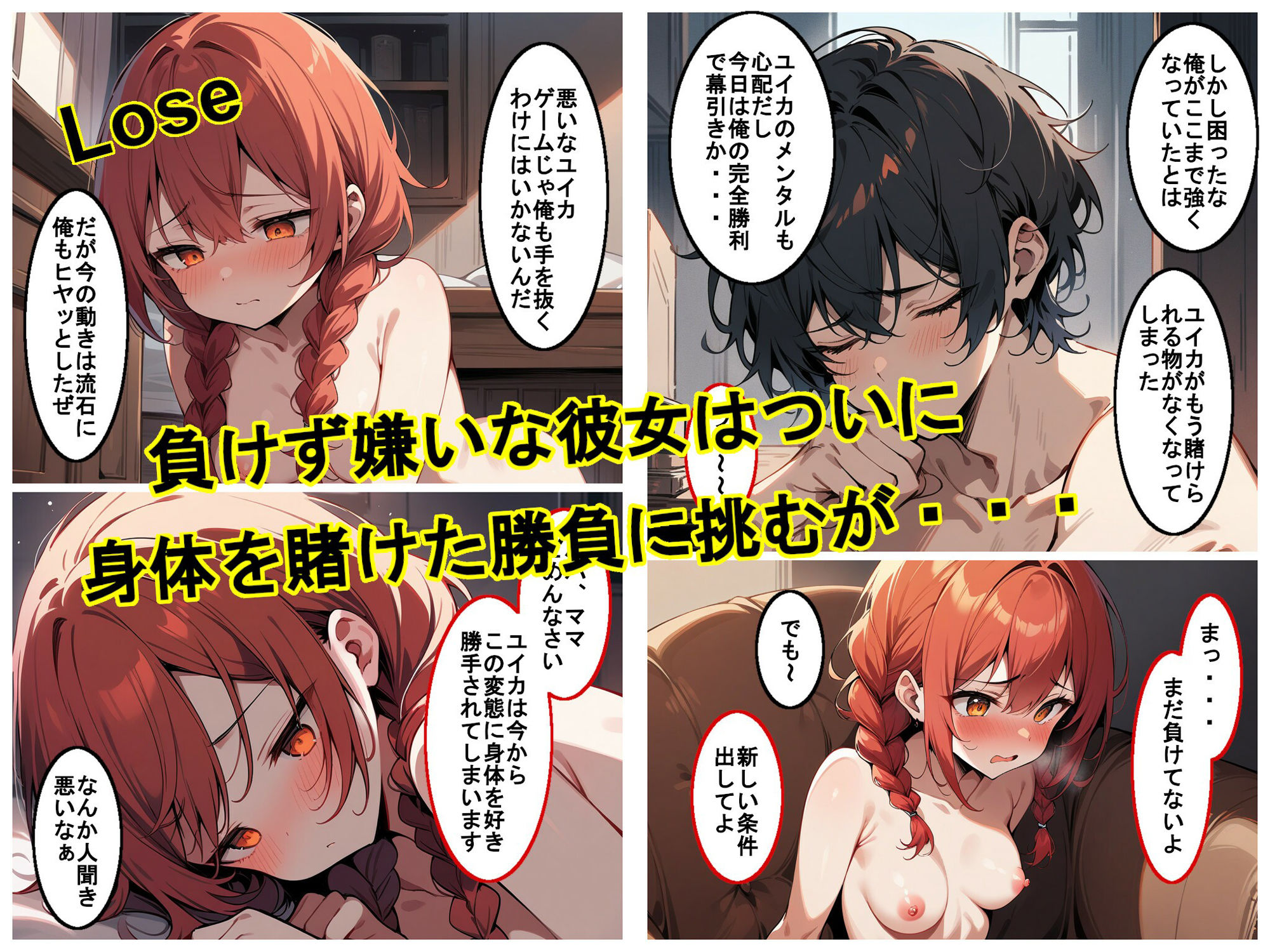 ゲーマー彼女と勝負して罰ゲームと称してエッチする 画像4