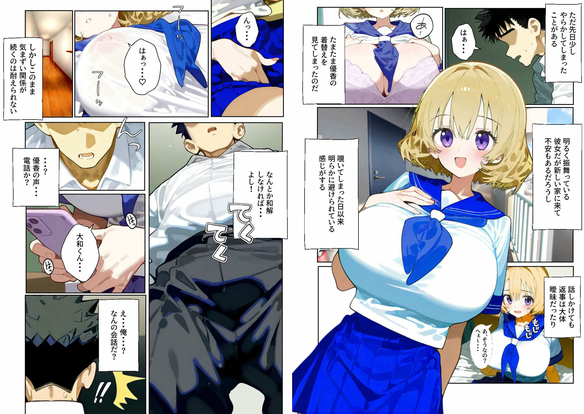クラスメイトがある日突然家族になったら〜親の再婚で巨乳のクラスメイトと実の家族になってめちゃくちゃセックスする話〜 画像2