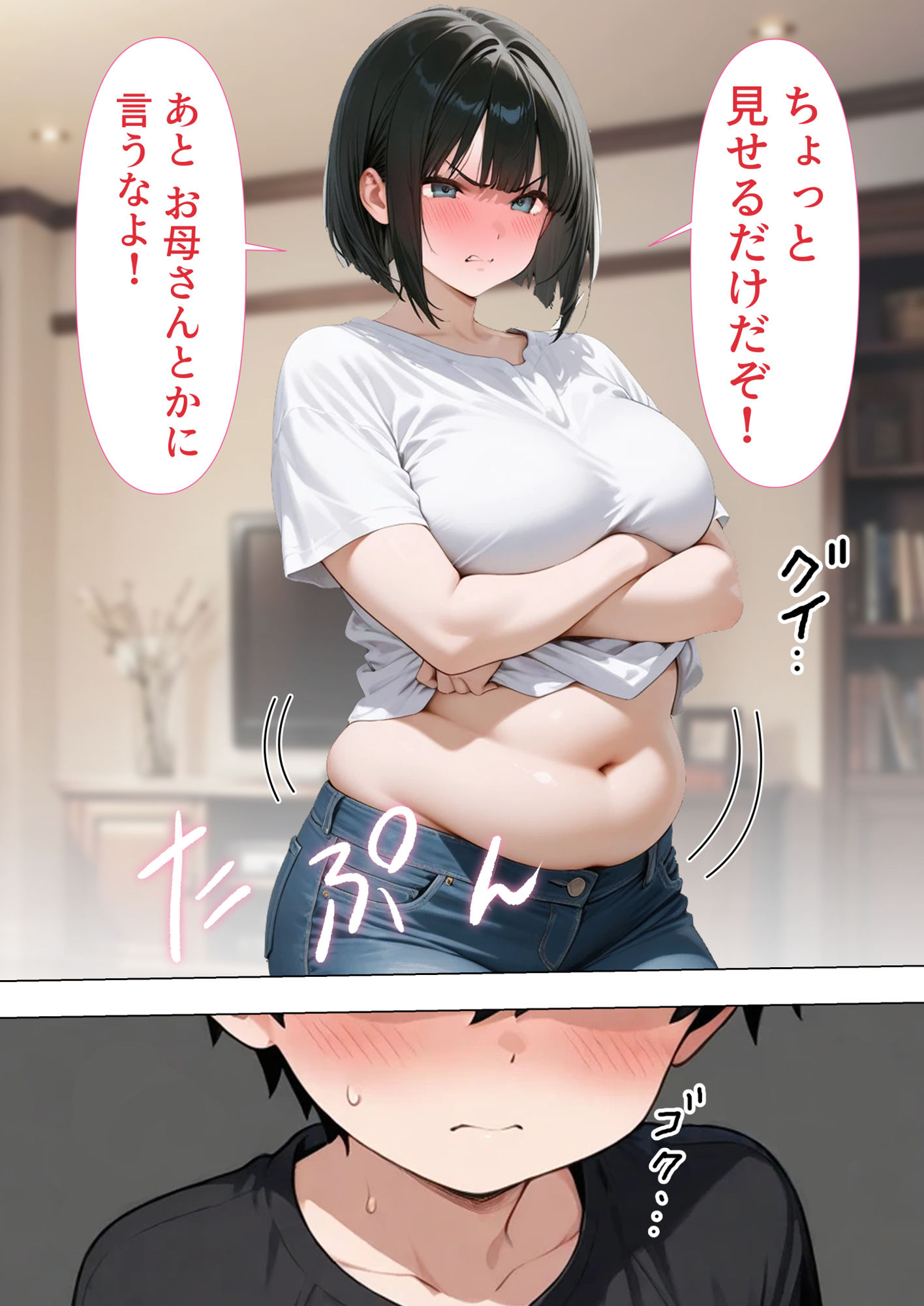 サンプル画像5:お姉ちゃんのおっぱいでヌイてもらった件(TAIRU) [d_567997]
