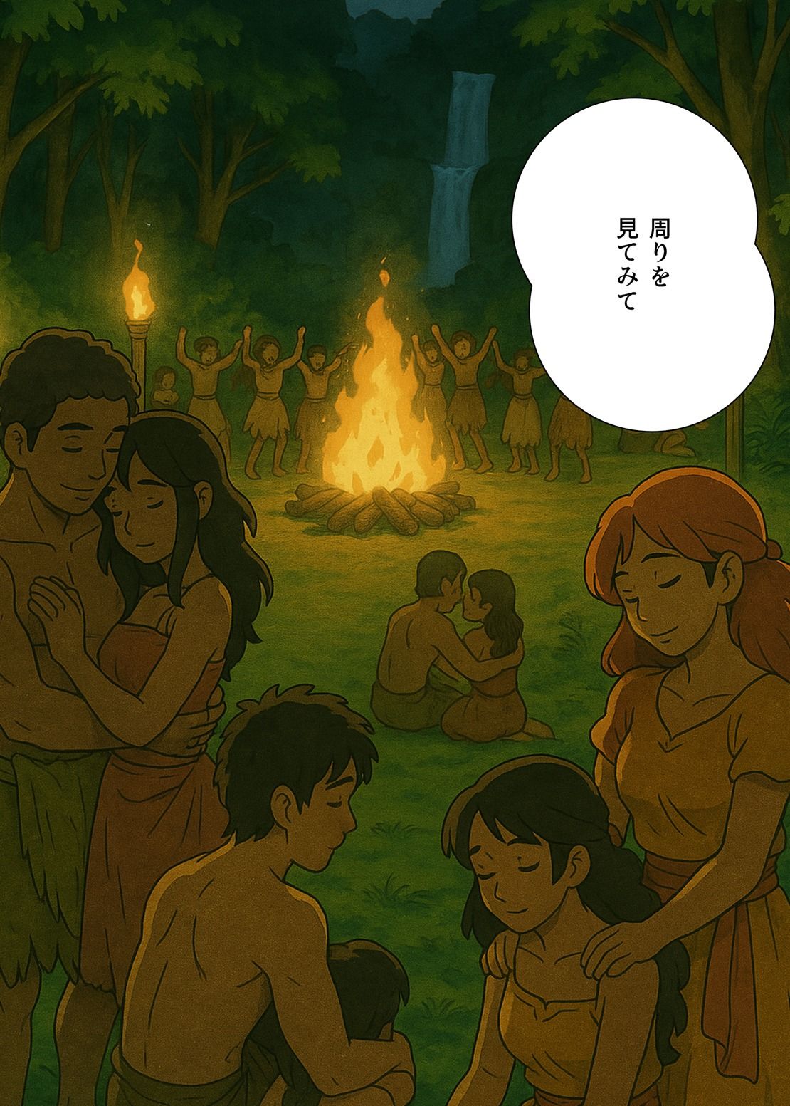 サンプル画像1:貧乳神の生贄にされました 〜爆乳村で私だけがちっぱい〜(牛さんブックマーク) [d_568019]