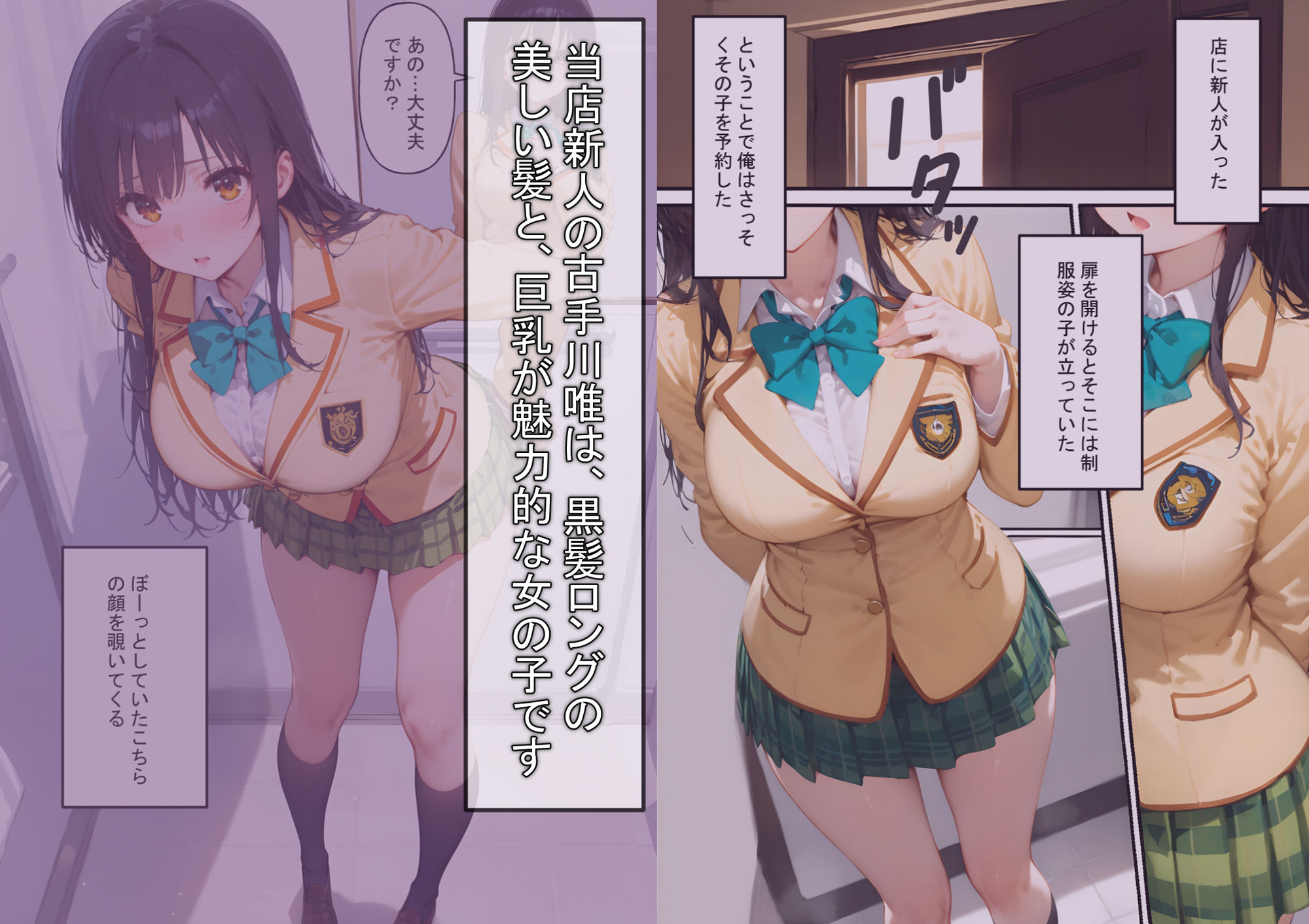 中出しソープランド 古〇川唯編 画像1