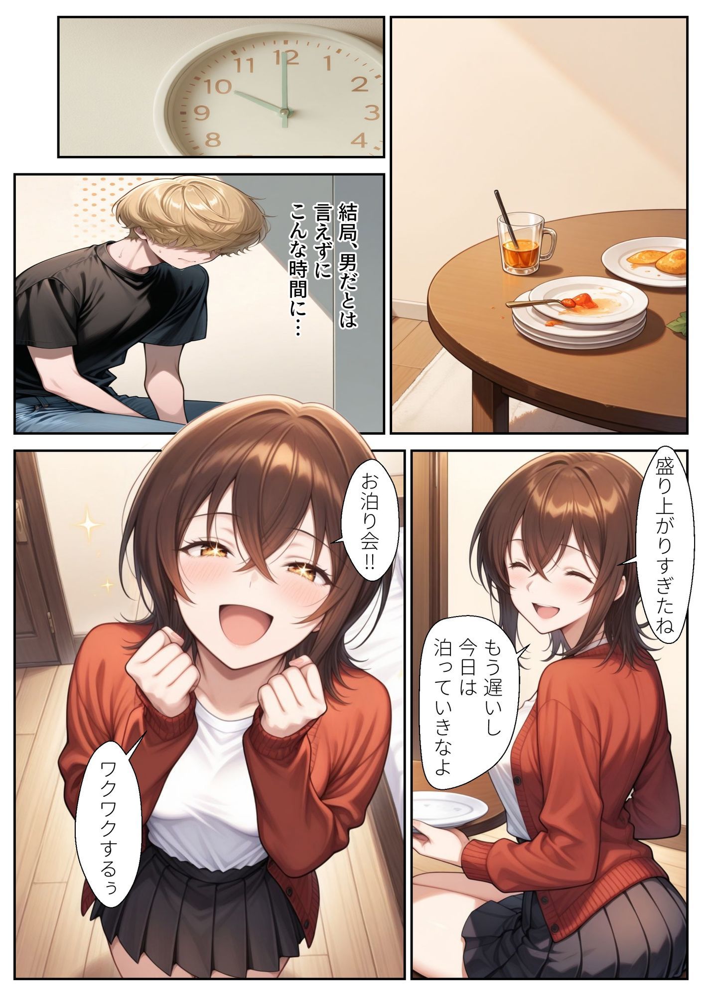 サンプル画像2:勘違い恵美ちゃんとの夜(しらかばさん) [d_568228]