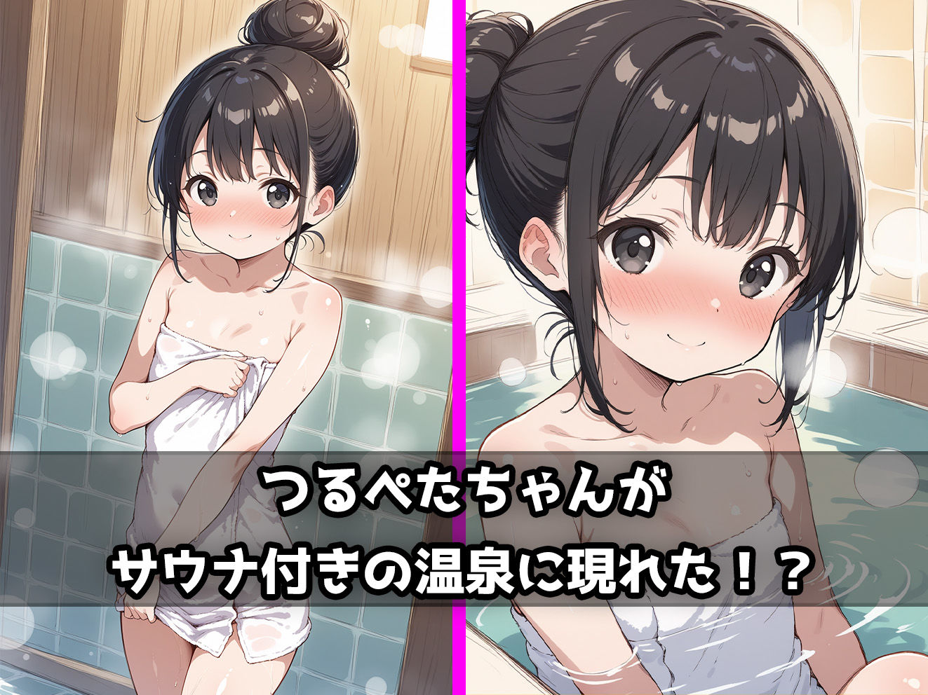 ロリっこつるぺた！温泉にいたつるぺた少女とサウナに入った結果…1