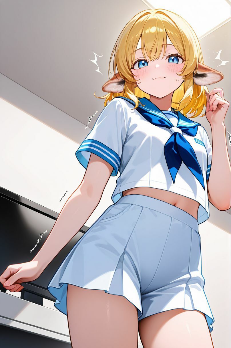 サンプル画像4:けも☆ラボ記録 No.01 ─ りりね日常観察記［制服＆部屋着ver.］(けも☆ラボ記録) [d_569326]