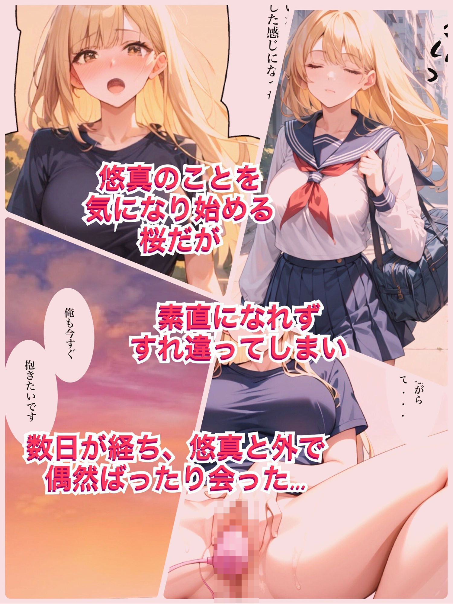 サンプル画像4:強気なギャルがオタクの俺にデレデレになった話(プロテイン) [d_569469]