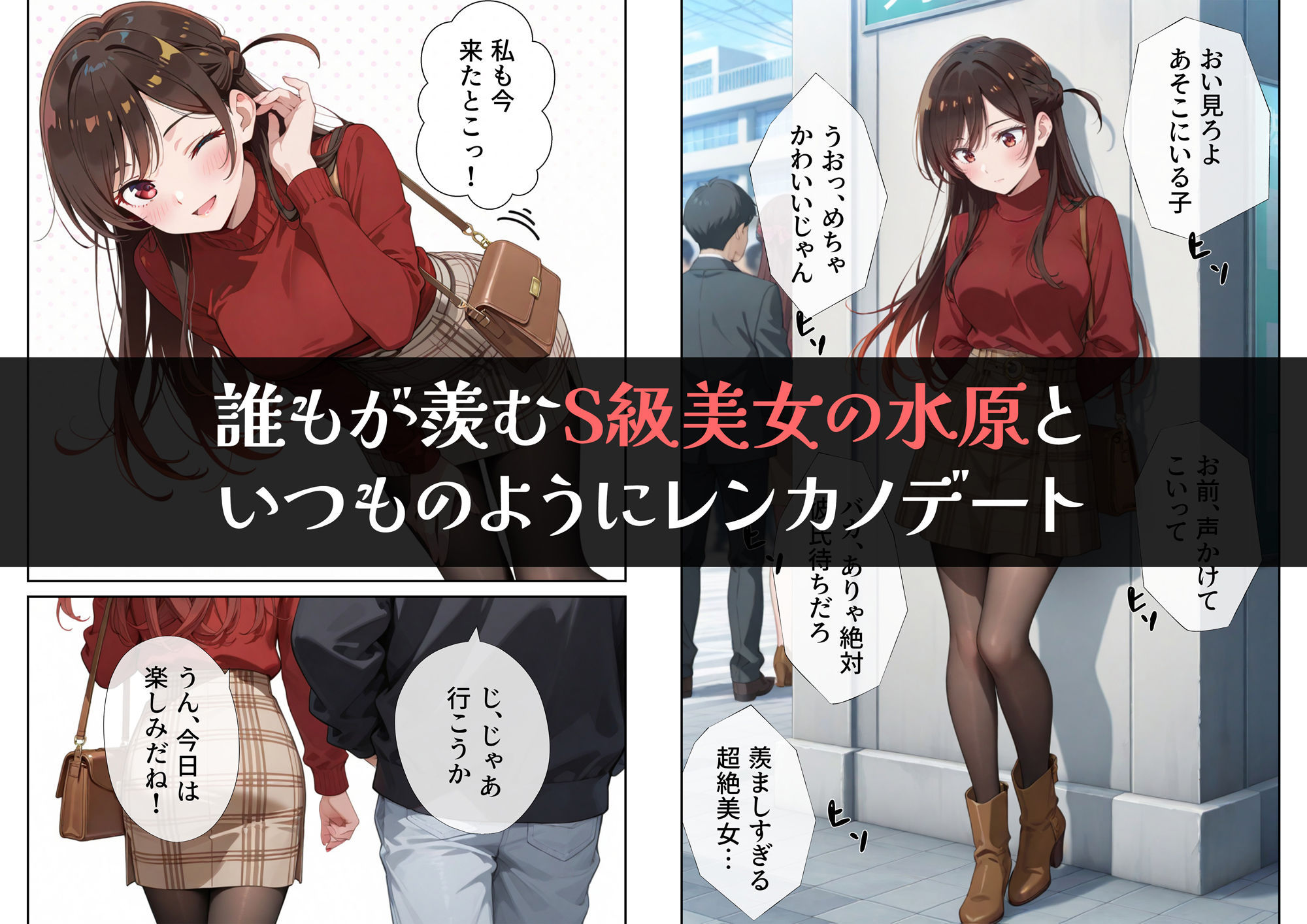 レンタル彼女、催◯洗脳で寝取ります 画像1