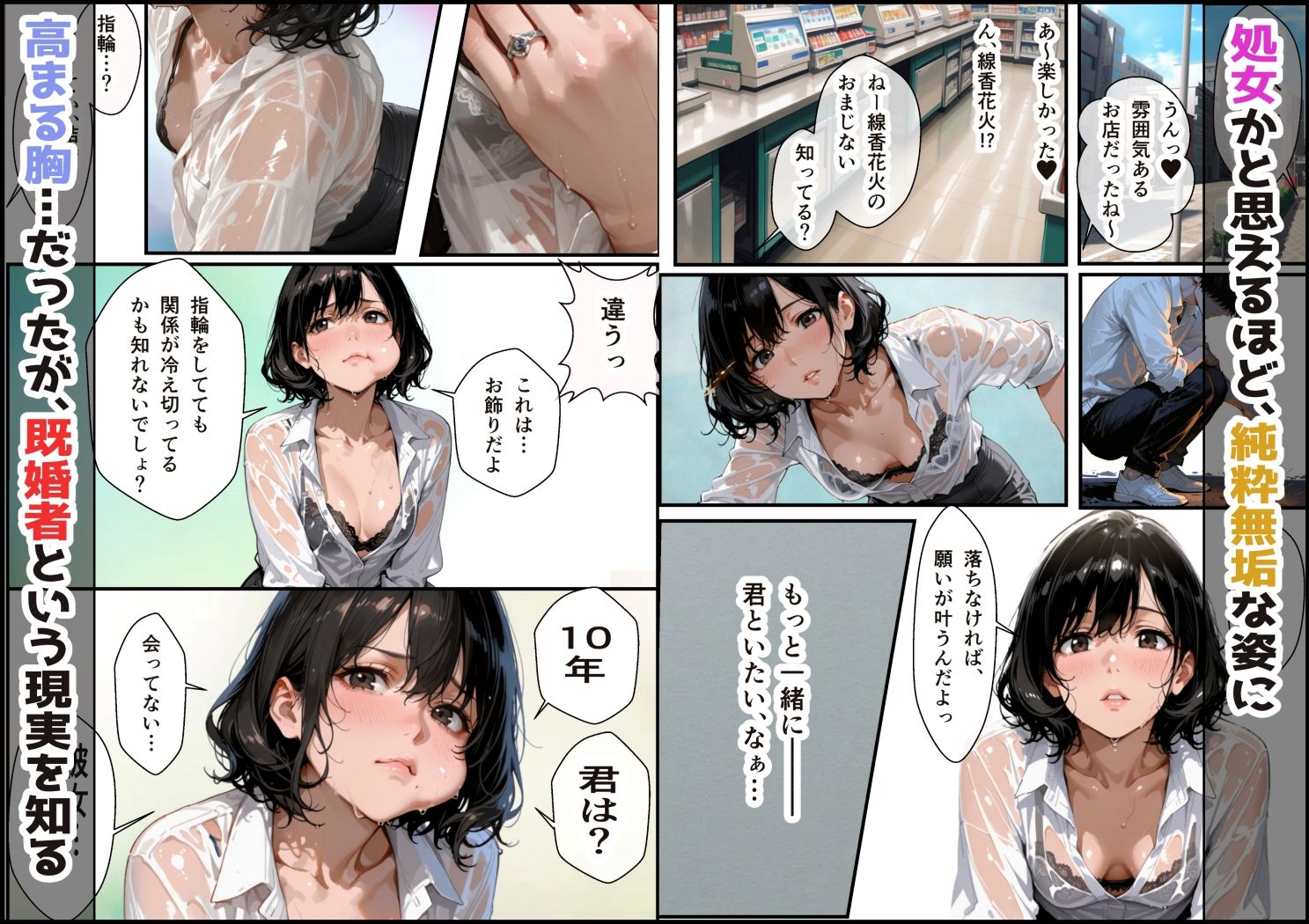バイト先の濡れ美乳人妻(37)は、あの夜の甘Sセックスで脳イキ潮吹きアクメを経験してました・NTRを忘れて純愛を知った夏 画像3