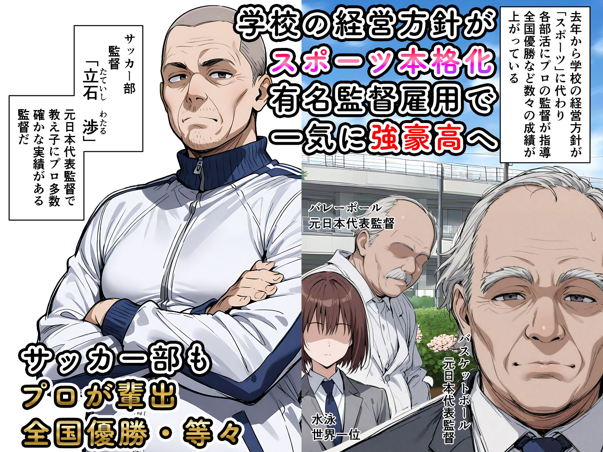 サンプル画像2:幼馴染の彼女は部活の先輩の性処理係(AIおじさん) [d_570155]