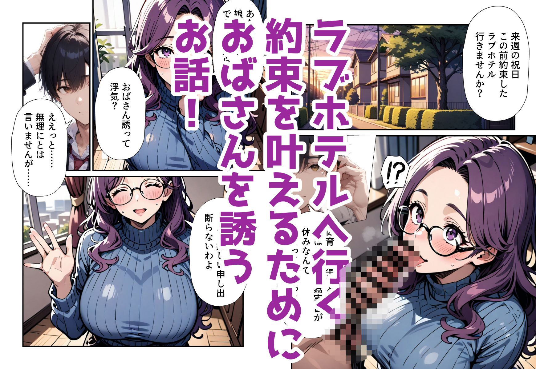 ラブホで!まんこも性格もユルい癒し系人妻と裏性行為実習? 画像1