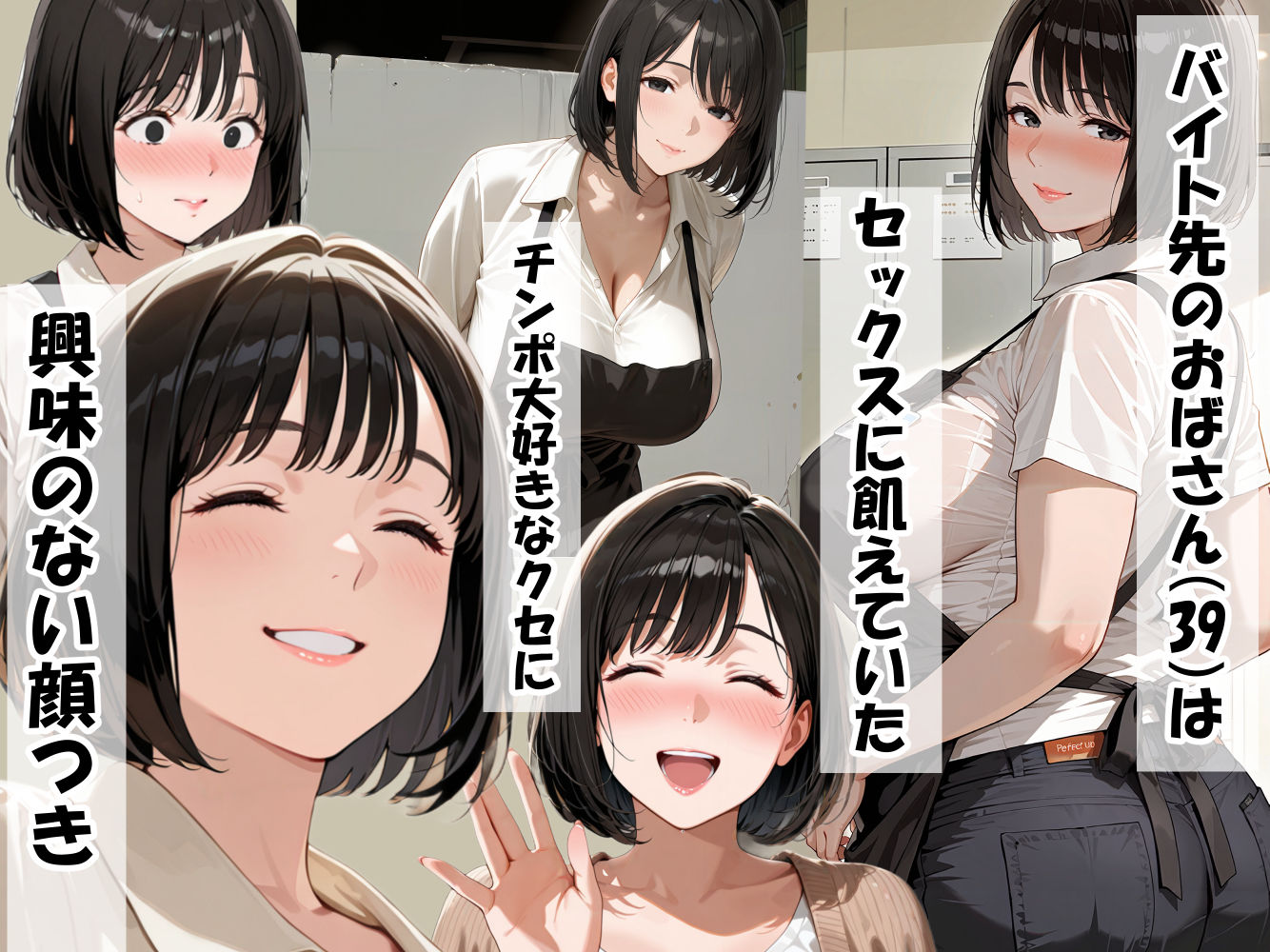 サンプル画像1:バイト先の人妻（39歳）をお持ち帰りして、 久しぶりのチンポに、本能ムキ出しで中出し懇願してきた（笑）(ママか人妻か。) [d_570348]