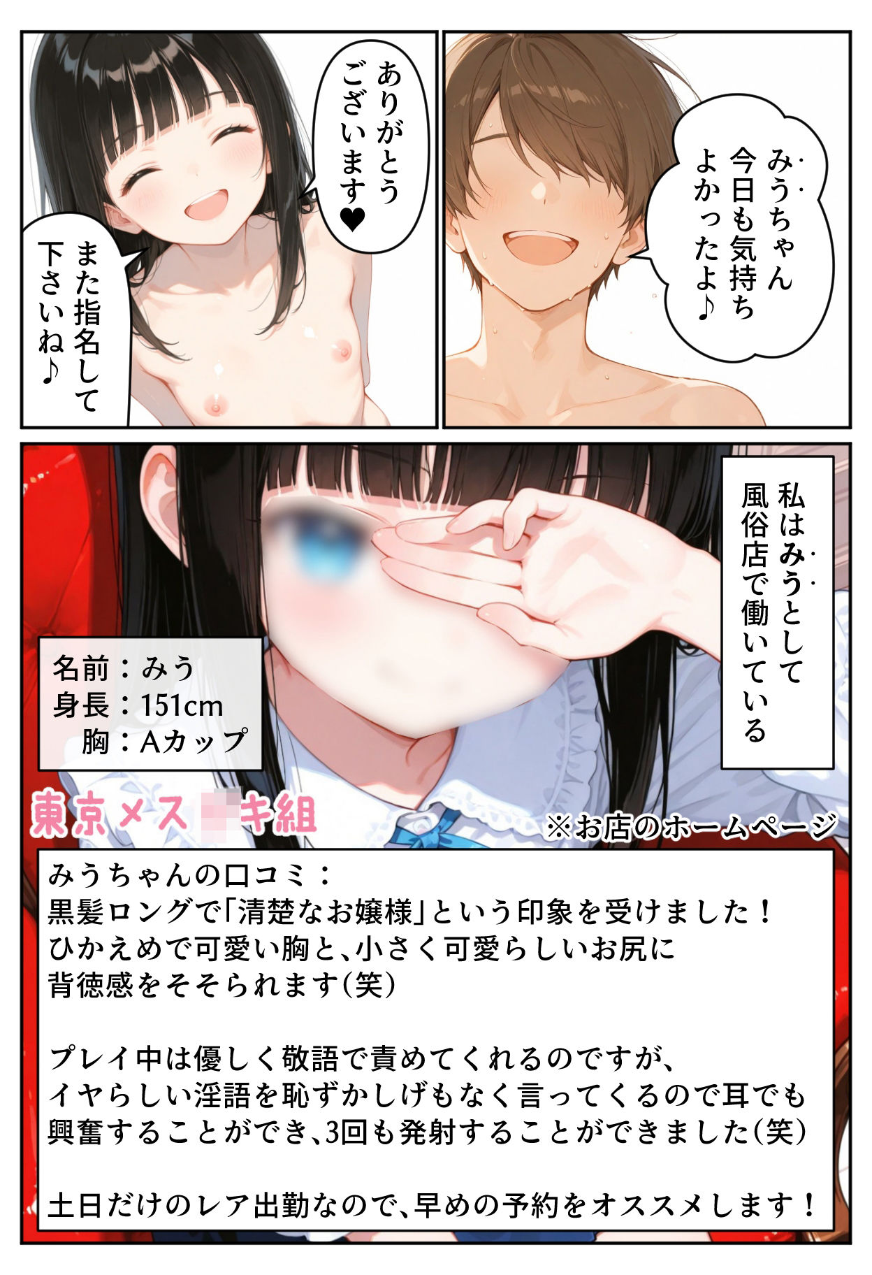 サンプル画像4:裏バイト令嬢(AI天獄) [d_570620]