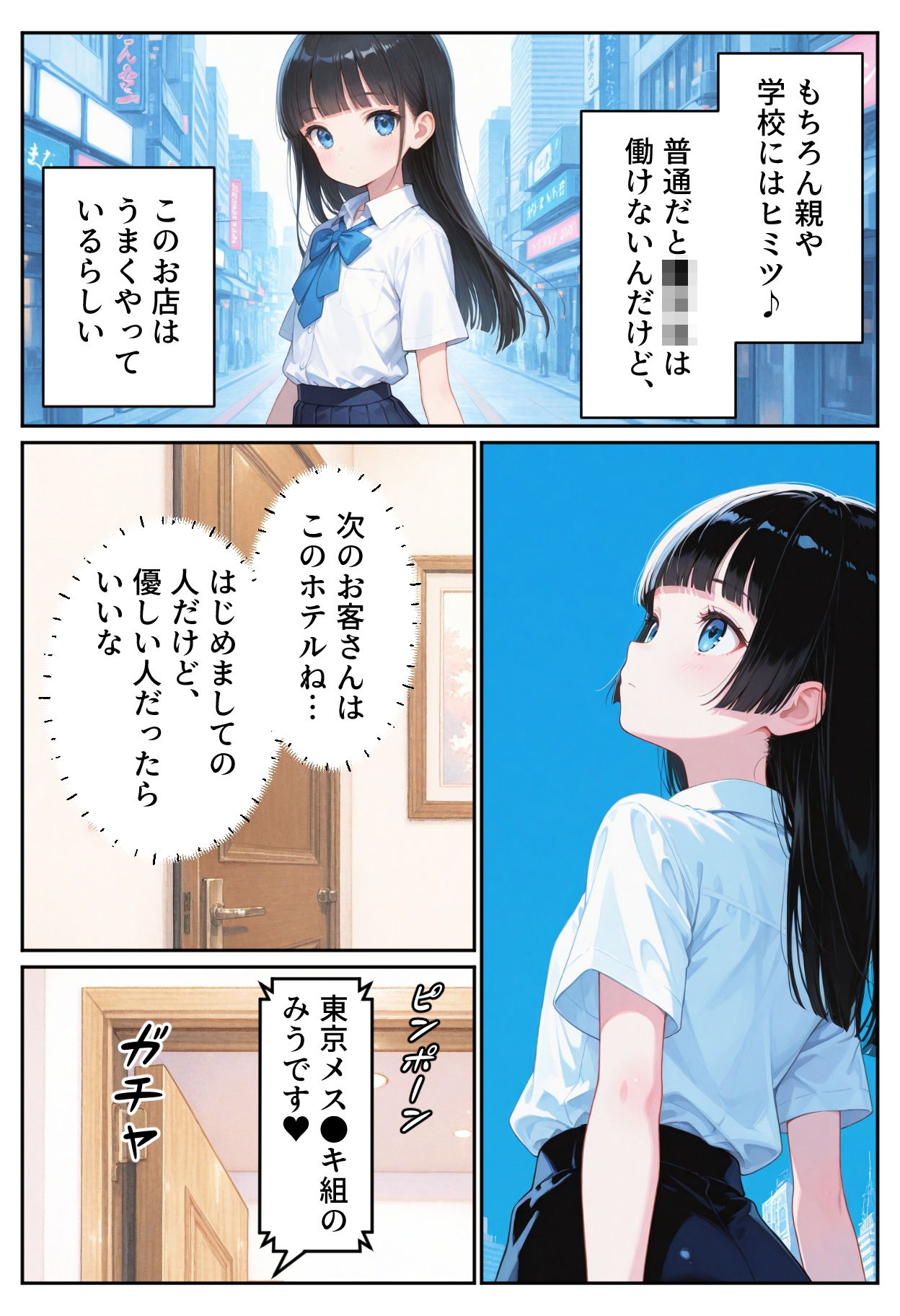 サンプル画像5:裏バイト令嬢(AI天獄) [d_570620]