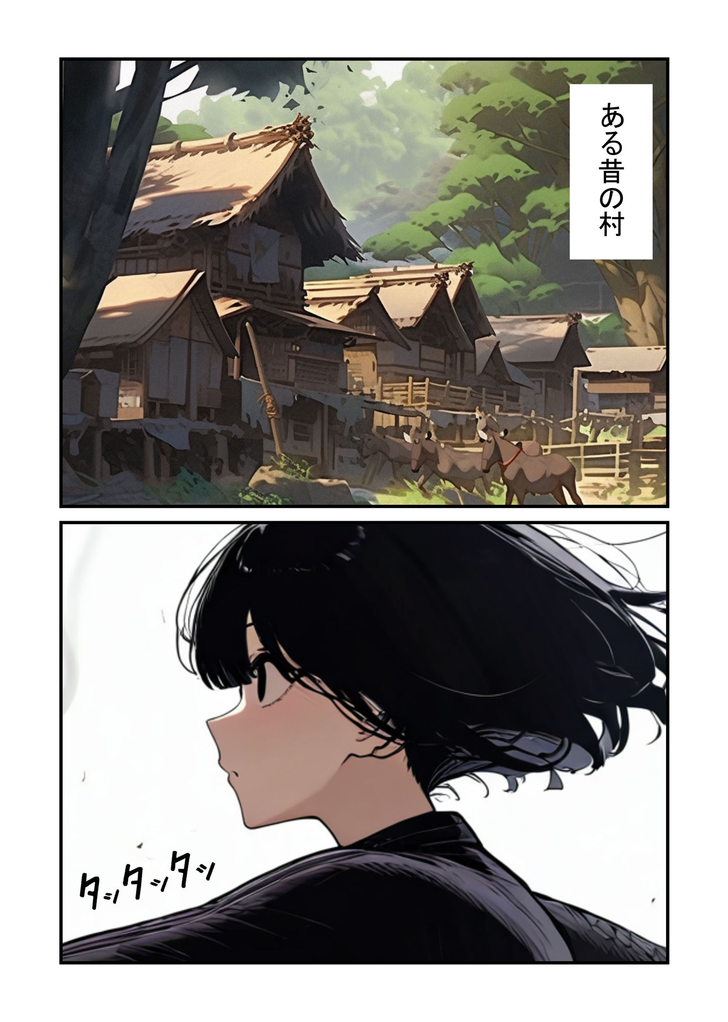 サンプル画像1:村のくノ一美女が迫ってくる(めめめ) [d_571162]